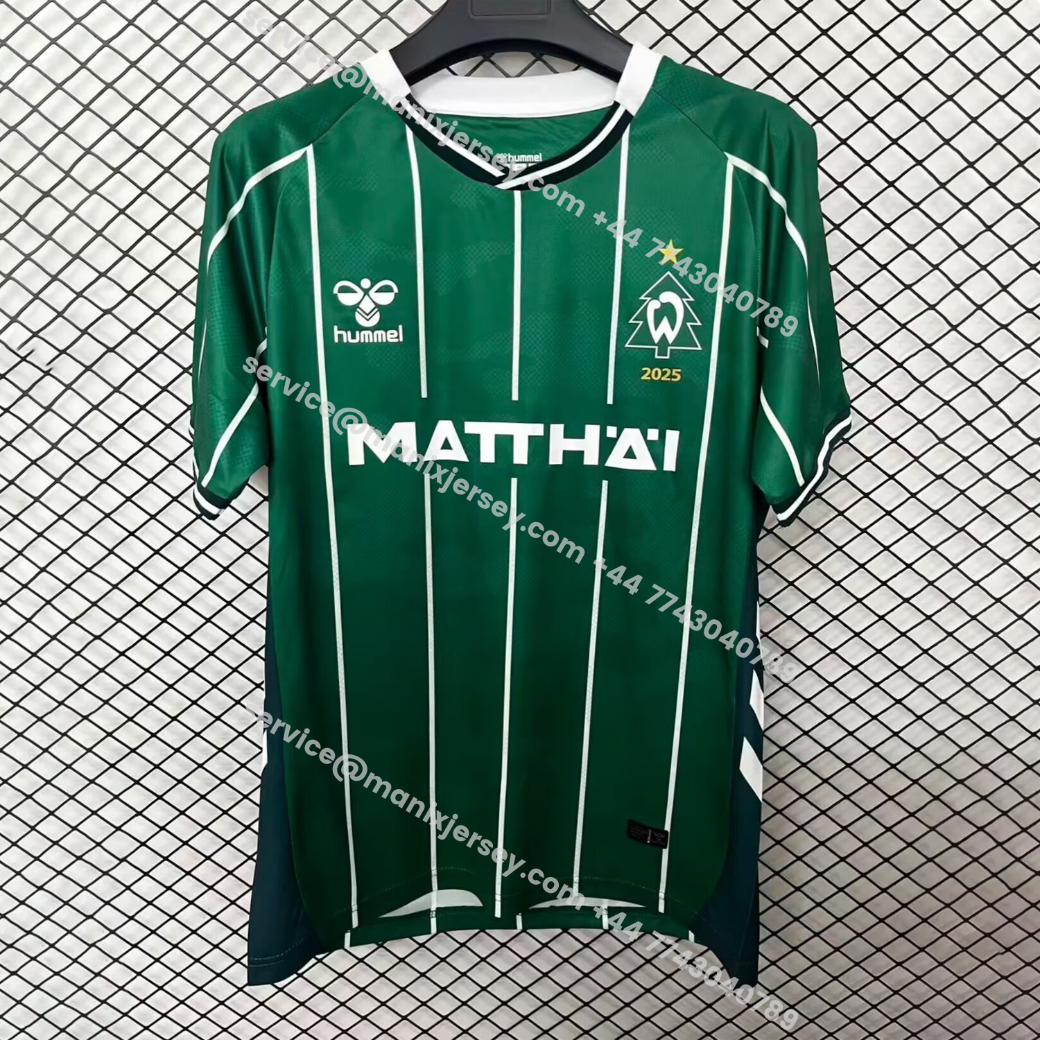 ManixJersey.com | Werder Bremen 25-26 Home Christmas Jersey - Fans Version -Customize Name, Number and Patch | Worldwide Shipping