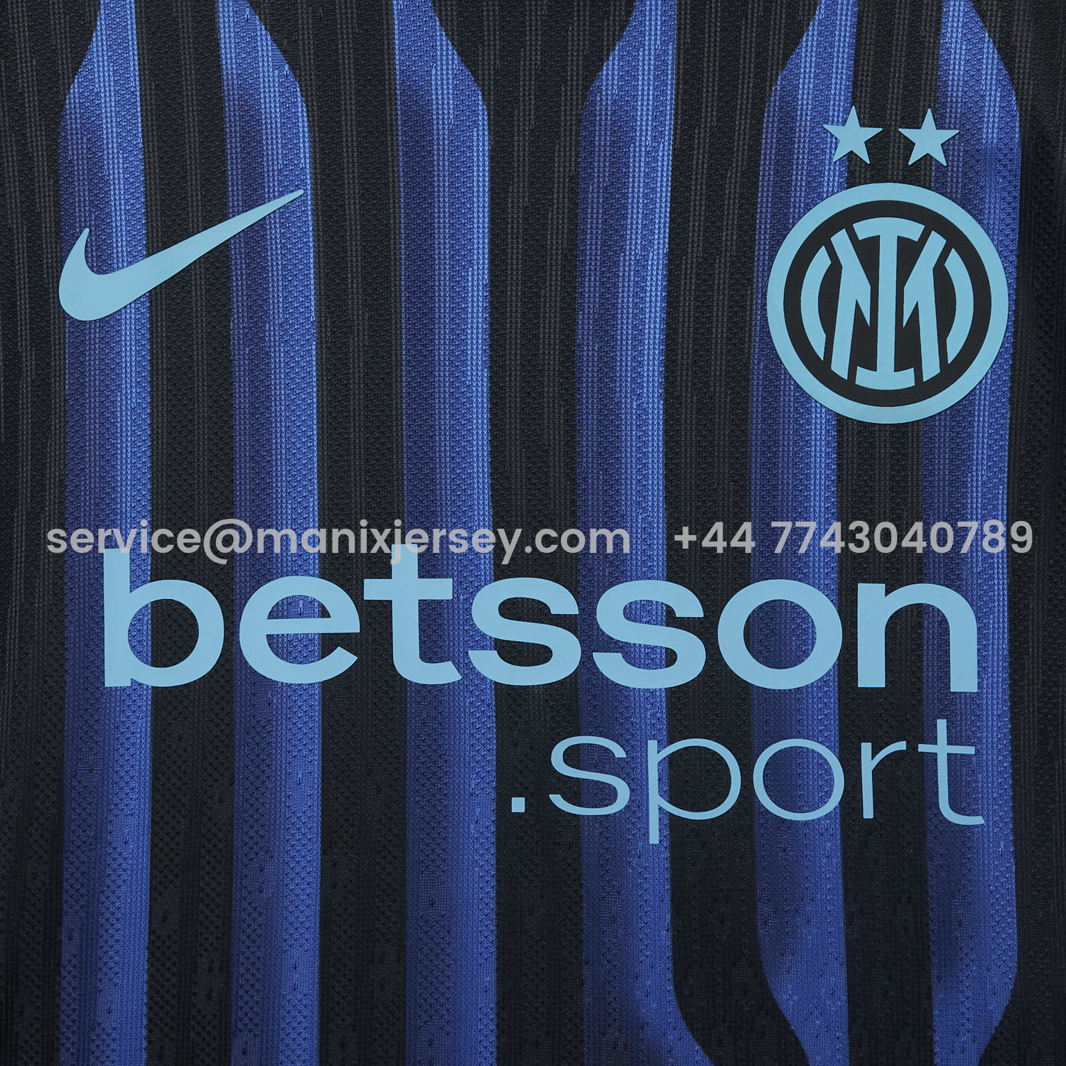 ManixJersey.com | Inter Milan 25-26 Home Kids Kit - Player Version -Customize Name, Number and Patch | Worldwide Shipping