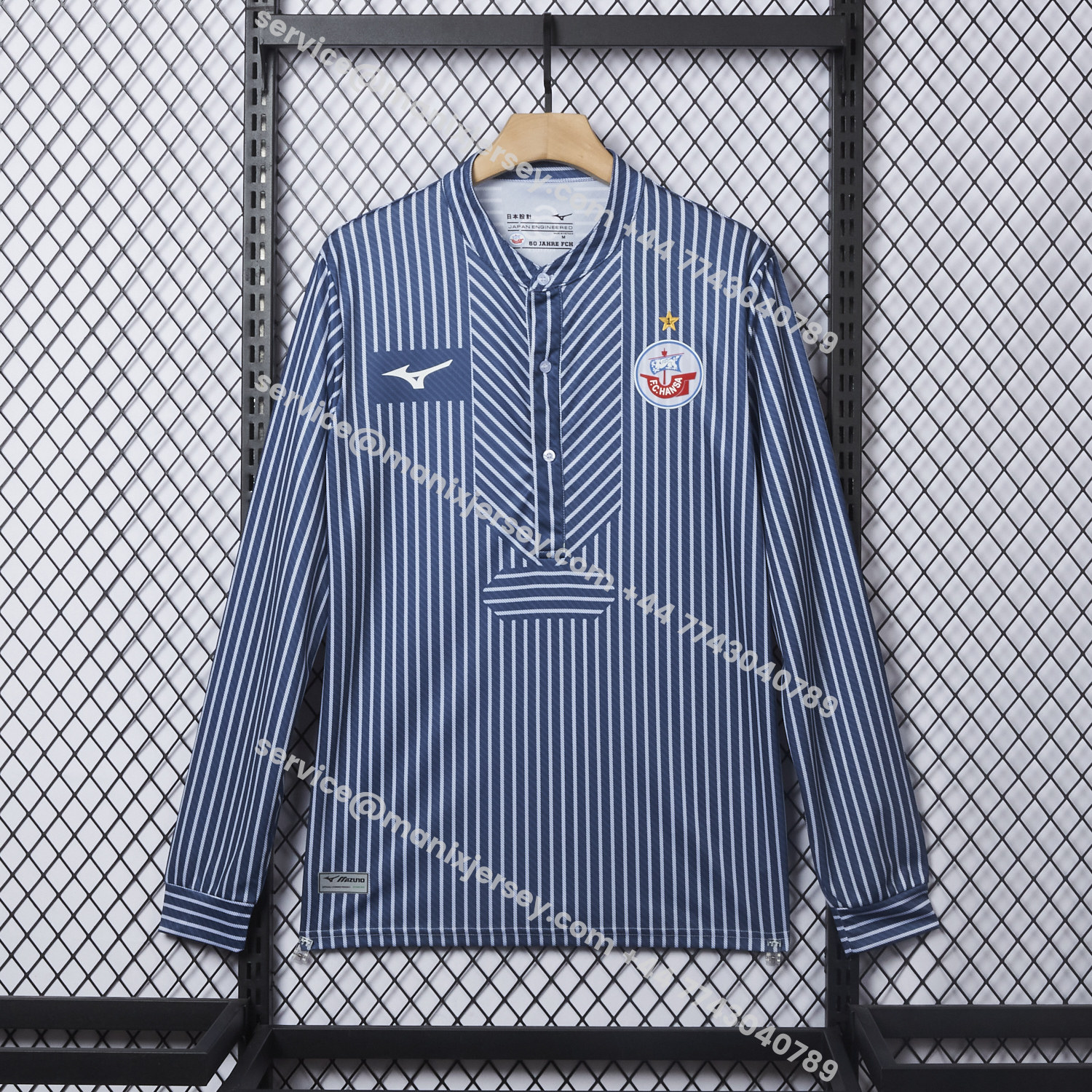 ManixJersey.com | Hansa Rostock 25-26 60-Year Anniversary Fisherman Jersey - Fans Version -Customize Name, Number and Patch | Worldwide Shipping