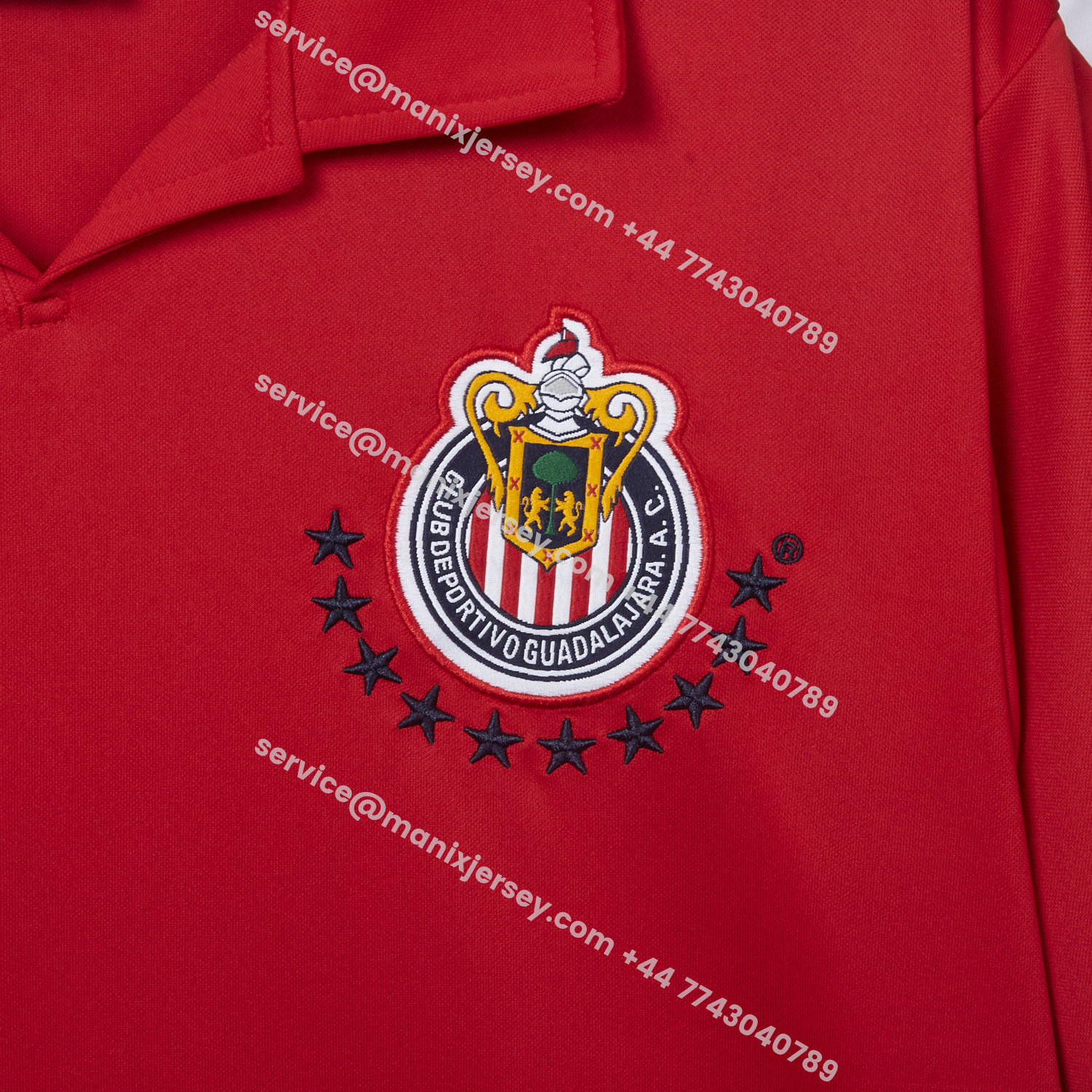 ManixJersey.com | Retro Chivas de Guadalajara 2003-04 Third Red Jersey -Customize Name, Number and Patch | Worldwide Shipping