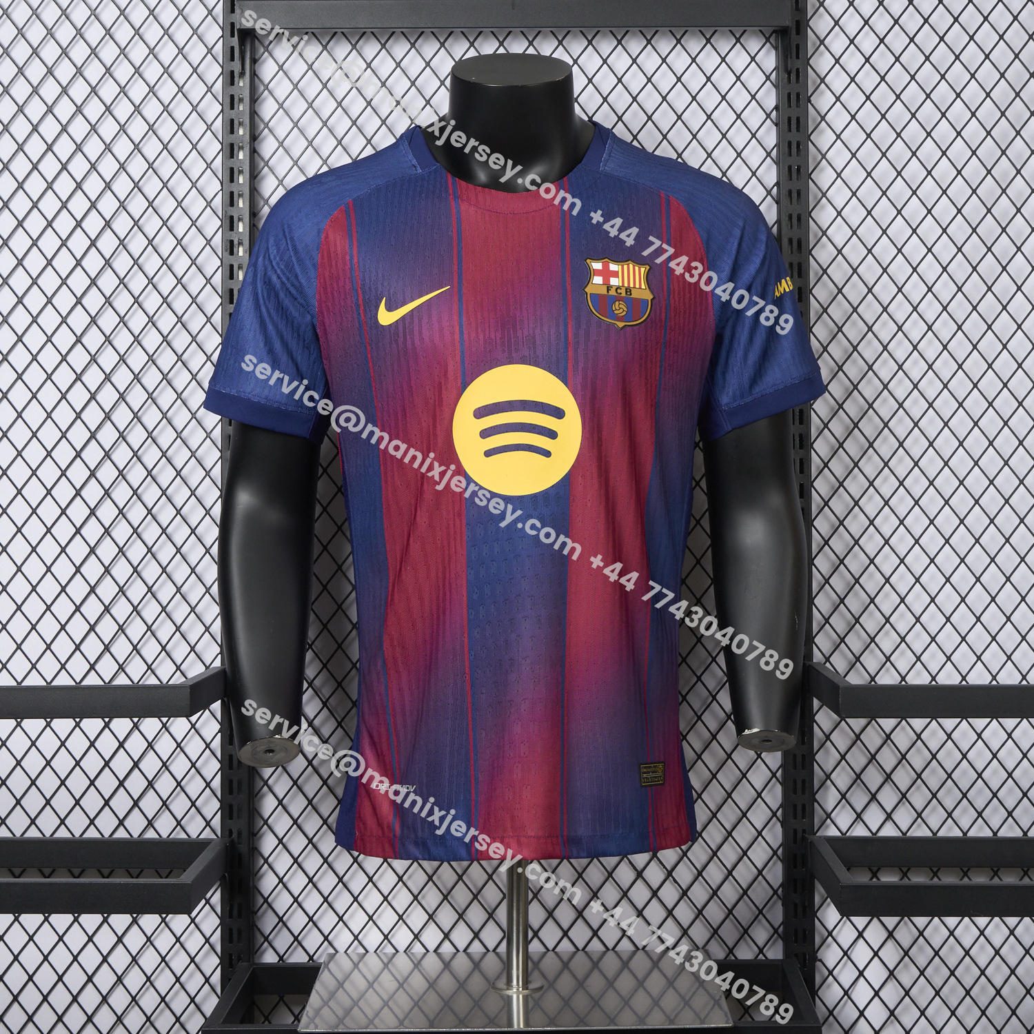 ManixJersey.com | 【Yamal Special Font】Barcelona 25-26 Home Jersey - Player Version -Customize Name, Number and Patch | Worldwide Shipping