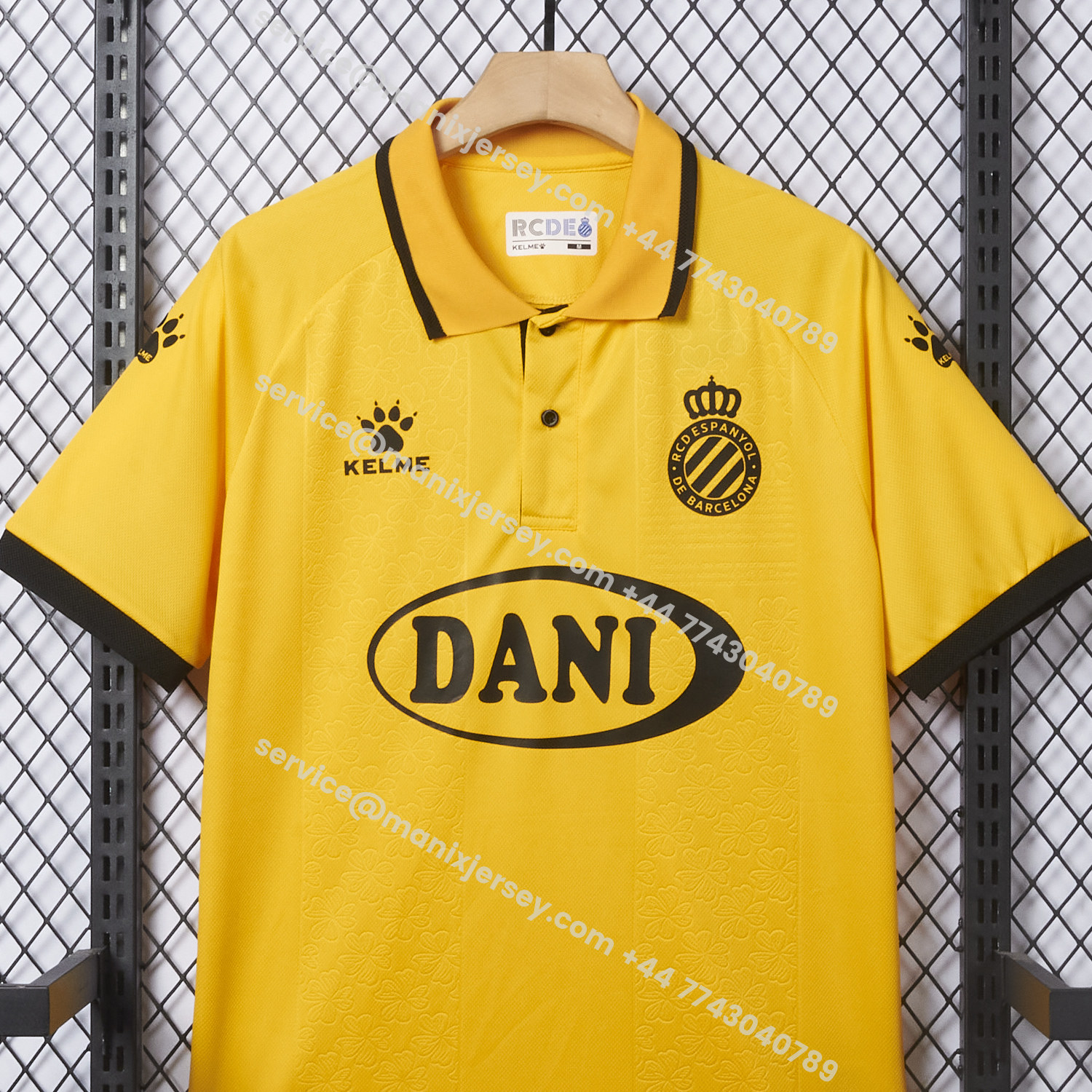 ManixJersey.com | RCD Espanyol 25-26 125th Anniversary Yellow Jersey - Fans Version -Customize Name, Number and Patch | Worldwide Shipping