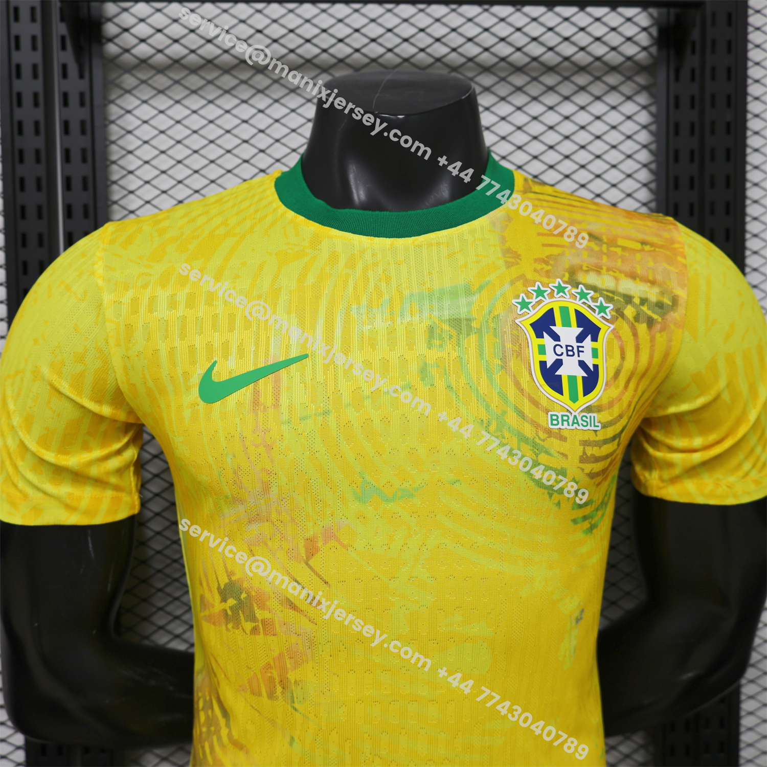 Brazil 2026 Yellow Waves Special Jersey - Player Version:football jersey mysite: unitedjerseyfootball 邓江浪:football