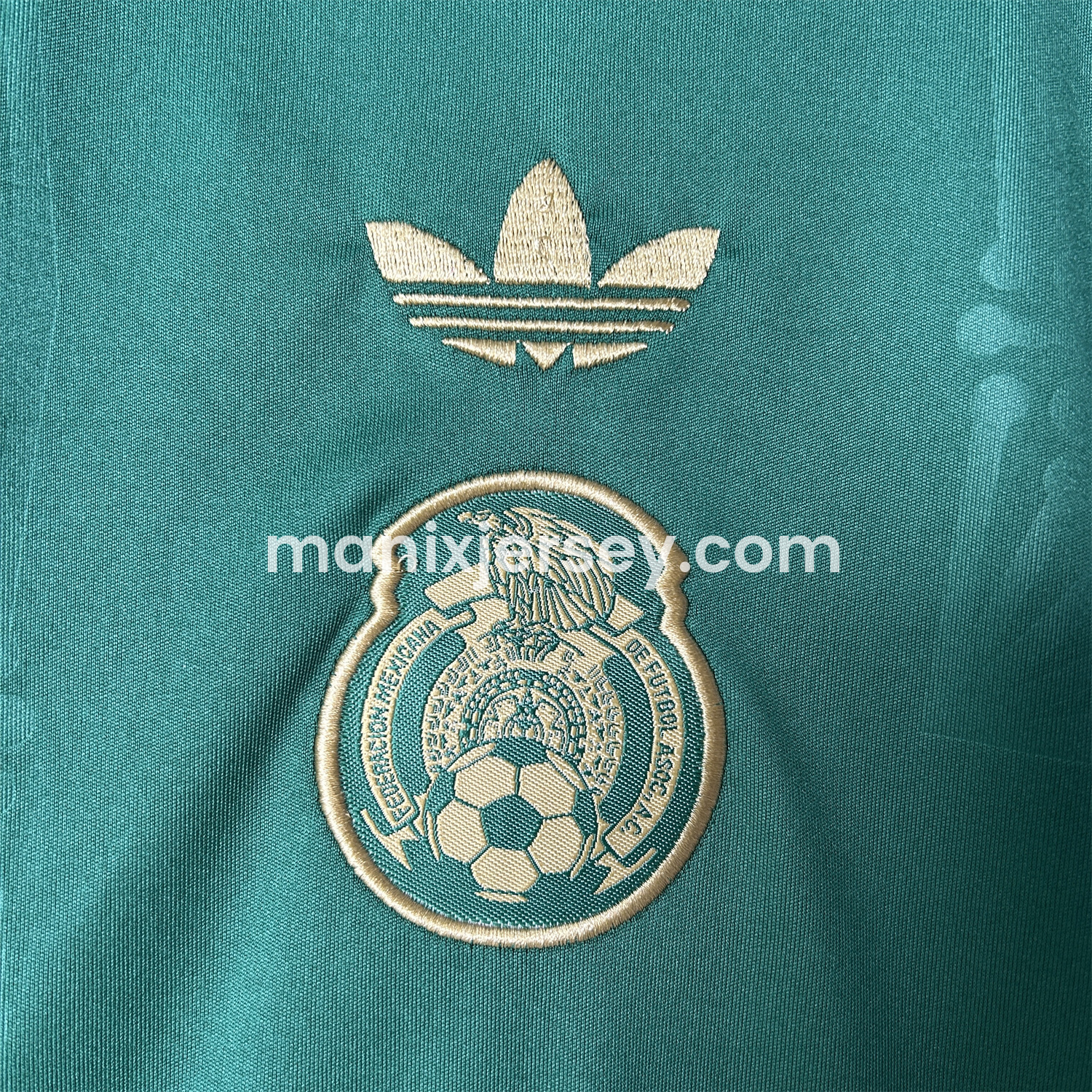 ManixJersey.com | Mexico 2025 Gold Cup Green Kids Kit -Customize Name, Number and Patch | Worldwide Shipping