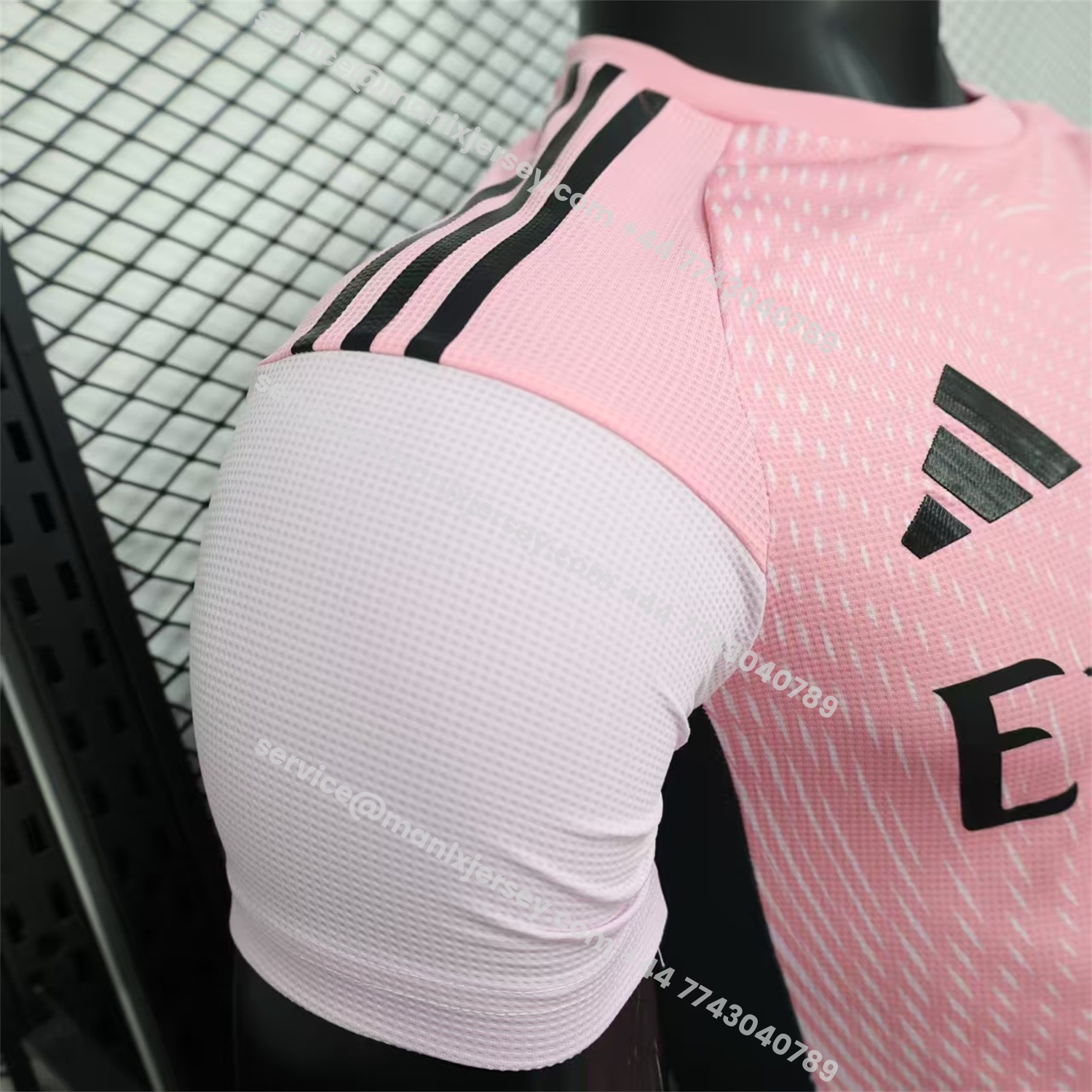 ManixJersey.com | Arsenal 25-26 Pre-Match Training Pink Jersey - Player Version -Customize Name, Number and Patch | Worldwide Shipping