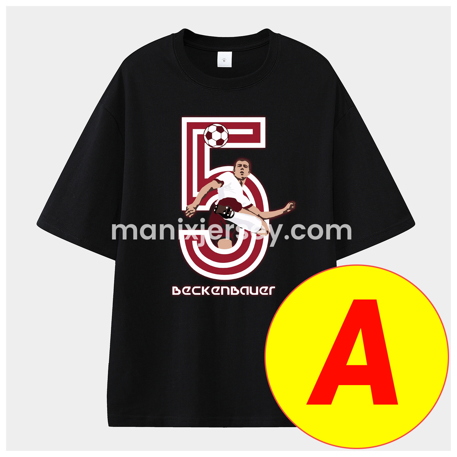 ManixJersey.com | Bayern Munich 125th Legendary Players Unisex Pure Cotton T-shirt -Customize Name, Number and Patch | Worldwide Shipping