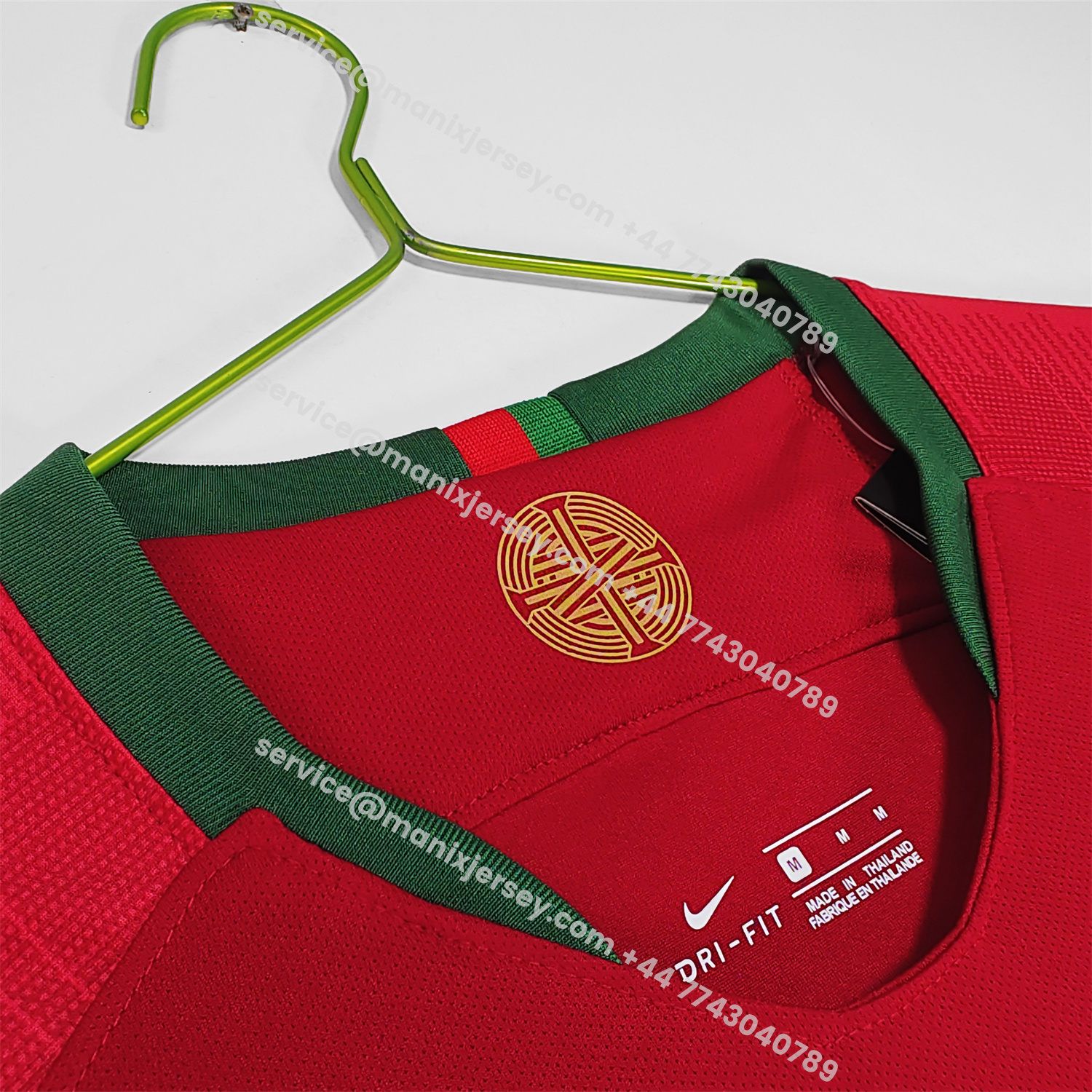 ManixJersey.com | Retro Portugal 2018 Home Jersey -Customize Name, Number and Patch | Worldwide Shipping