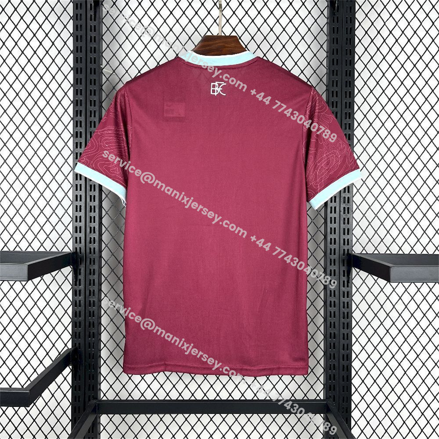 ManixJersey.com | Burnley 25-26 Home Jersey - Fans Version -Customize Name, Number and Patch | Worldwide Shipping
