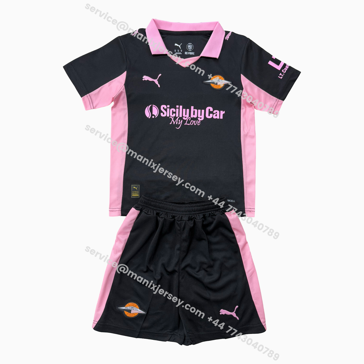 ManixJersey.com | Palermo 25-26 Away Men's Adult Jersey Set - Fans Version -Customize Name, Number and Patch | Worldwide Shipping
