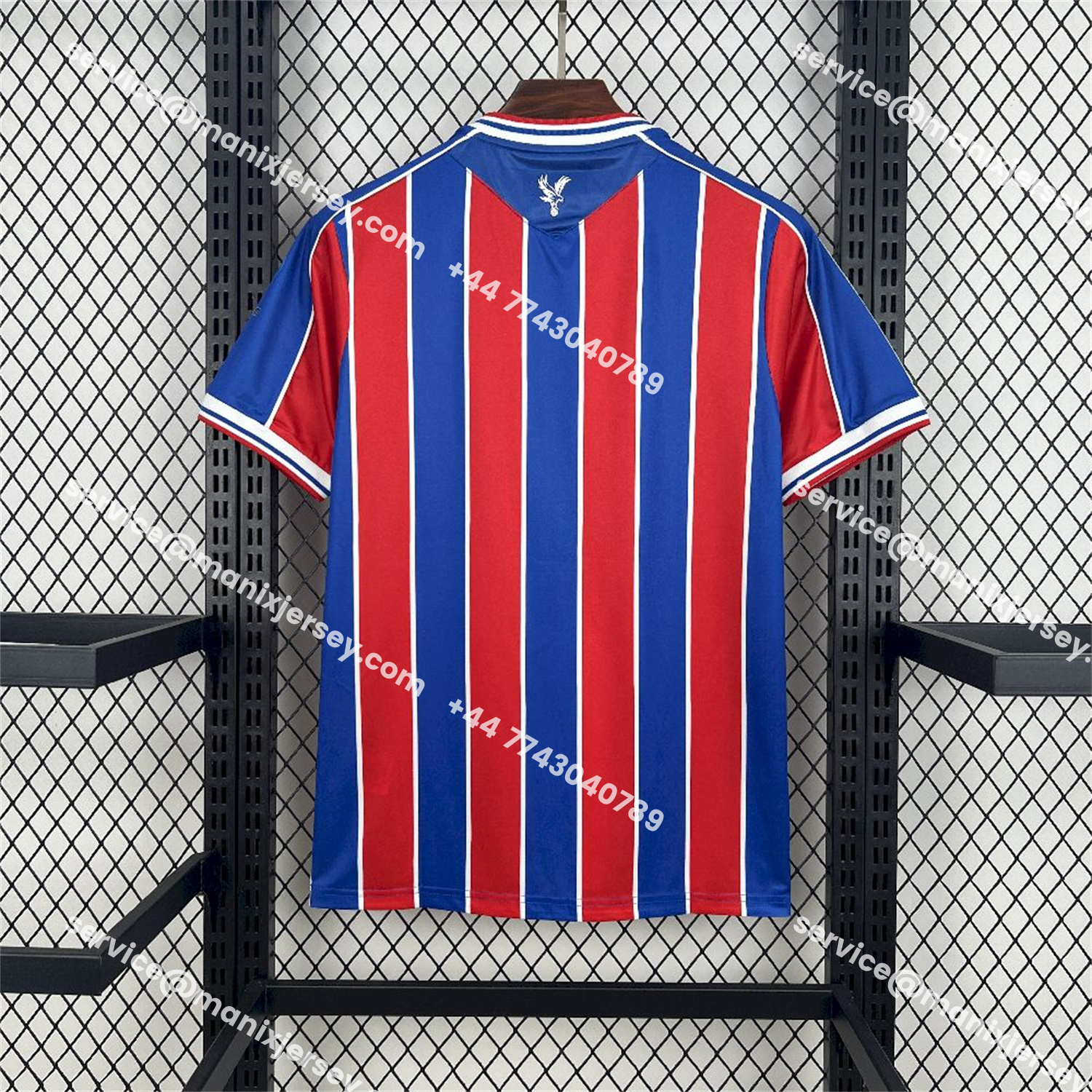 ManixJersey.com | Crystal Palace 25-26 Home Jersey - Fans Version -Customize Name, Number and Patch | Worldwide Shipping