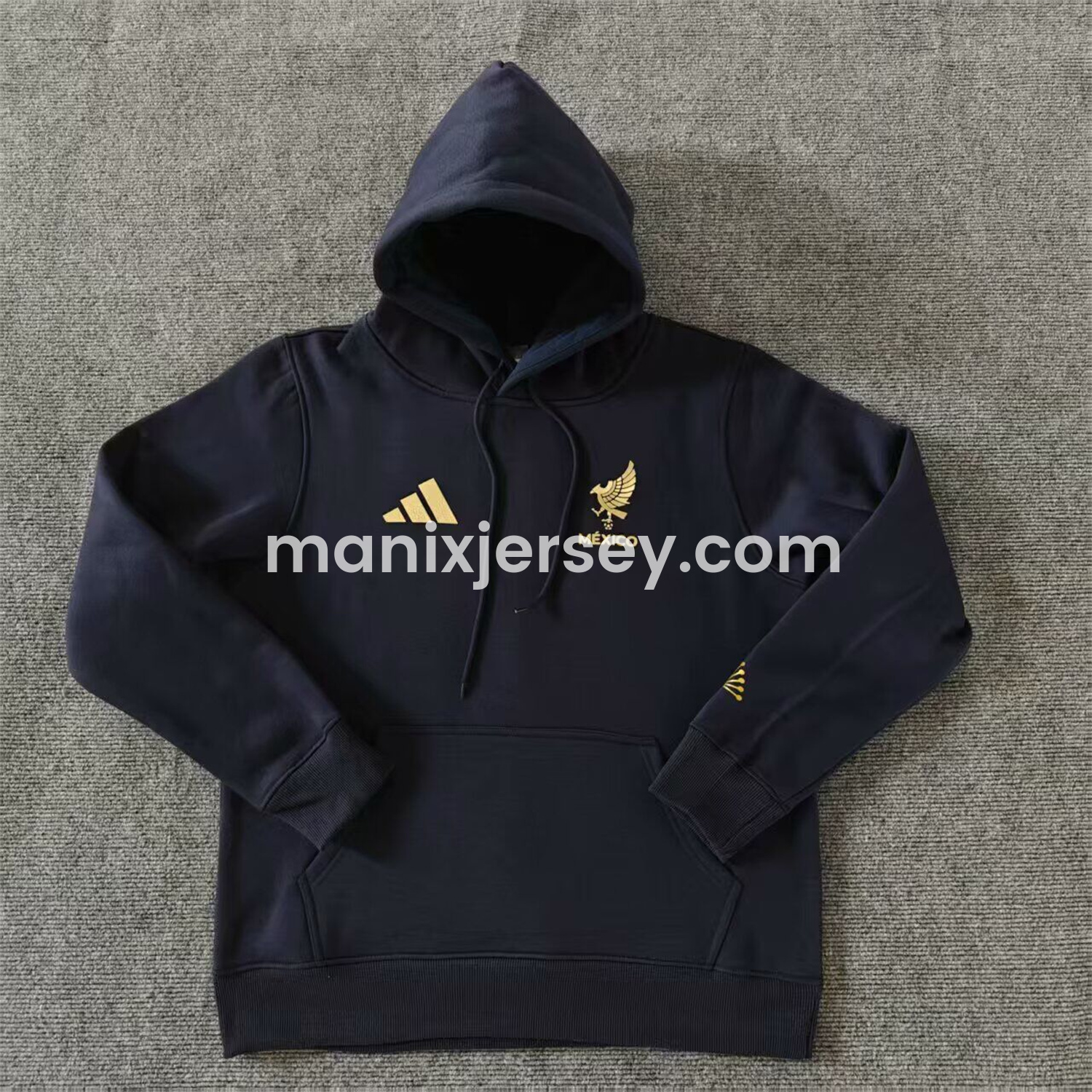ManixJersey.com | Mexico 2025 Gold Cup Black Special Edition Unisex Pullover Hoodie -Customize Name, Number and Patch | Worldwide Shipping