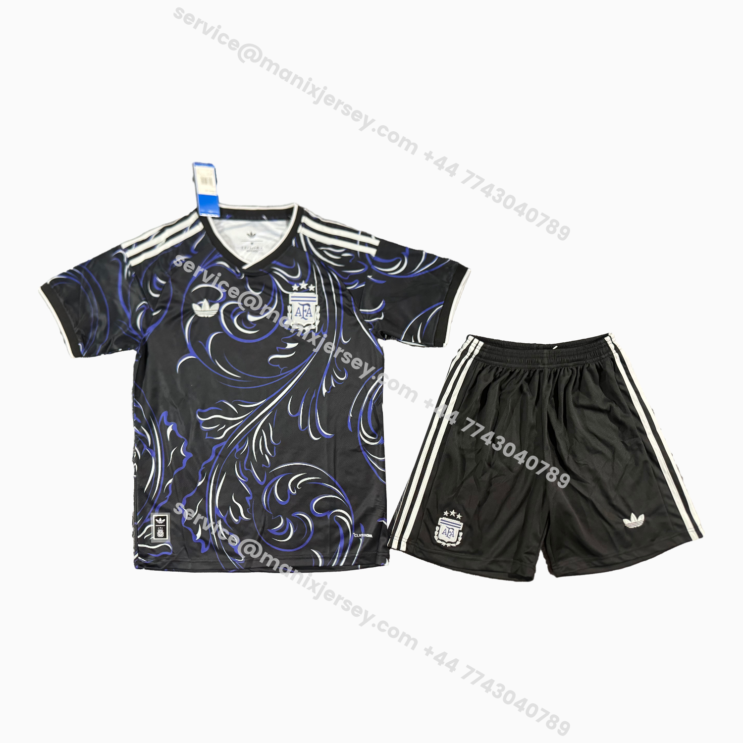 ManixJersey.com | Argentina 2026 Away Kids Kit -Customize Name, Number and Patch | Worldwide Shipping