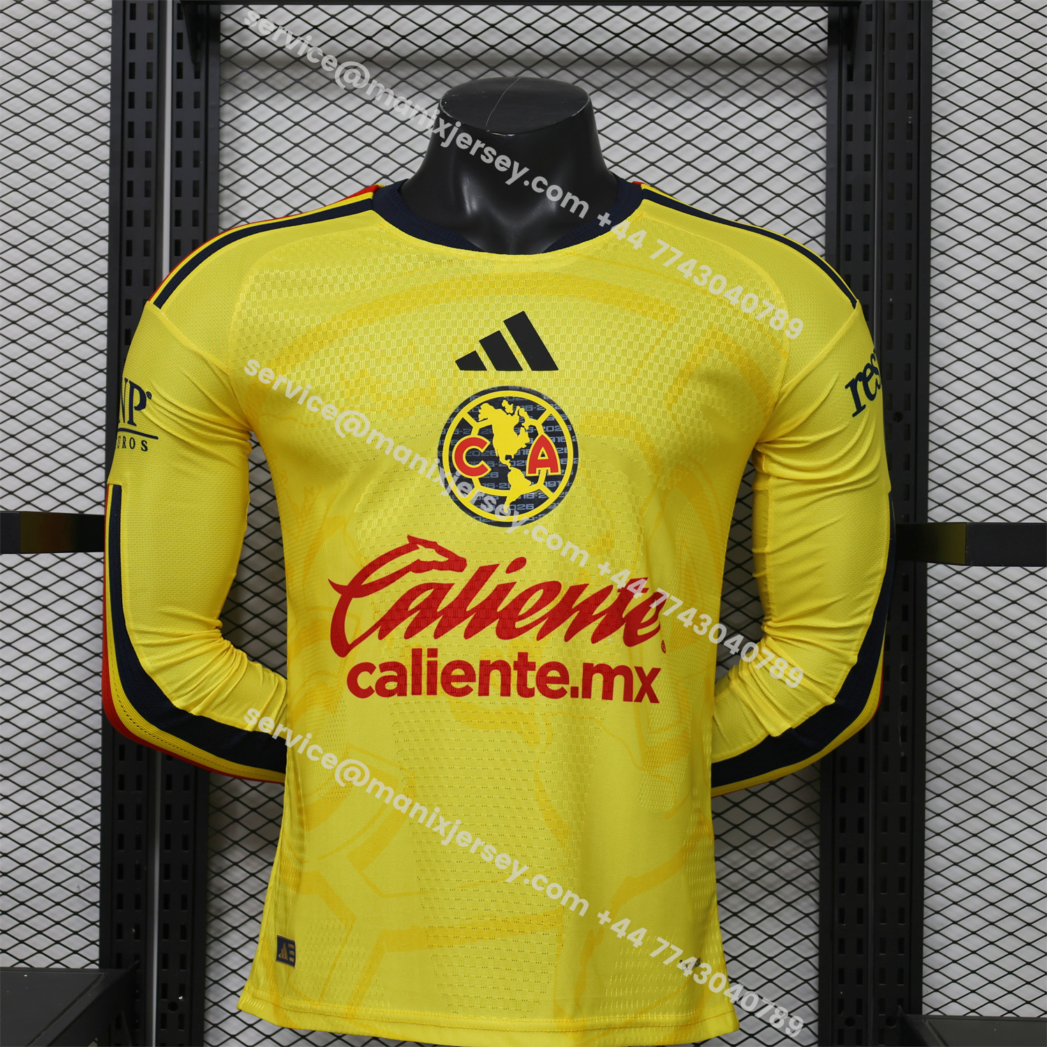 Club América 26-27 Home Long Sleeves Jersey - Player Version:football jersey mysite: unitedjerseyfootball 邓江浪:football