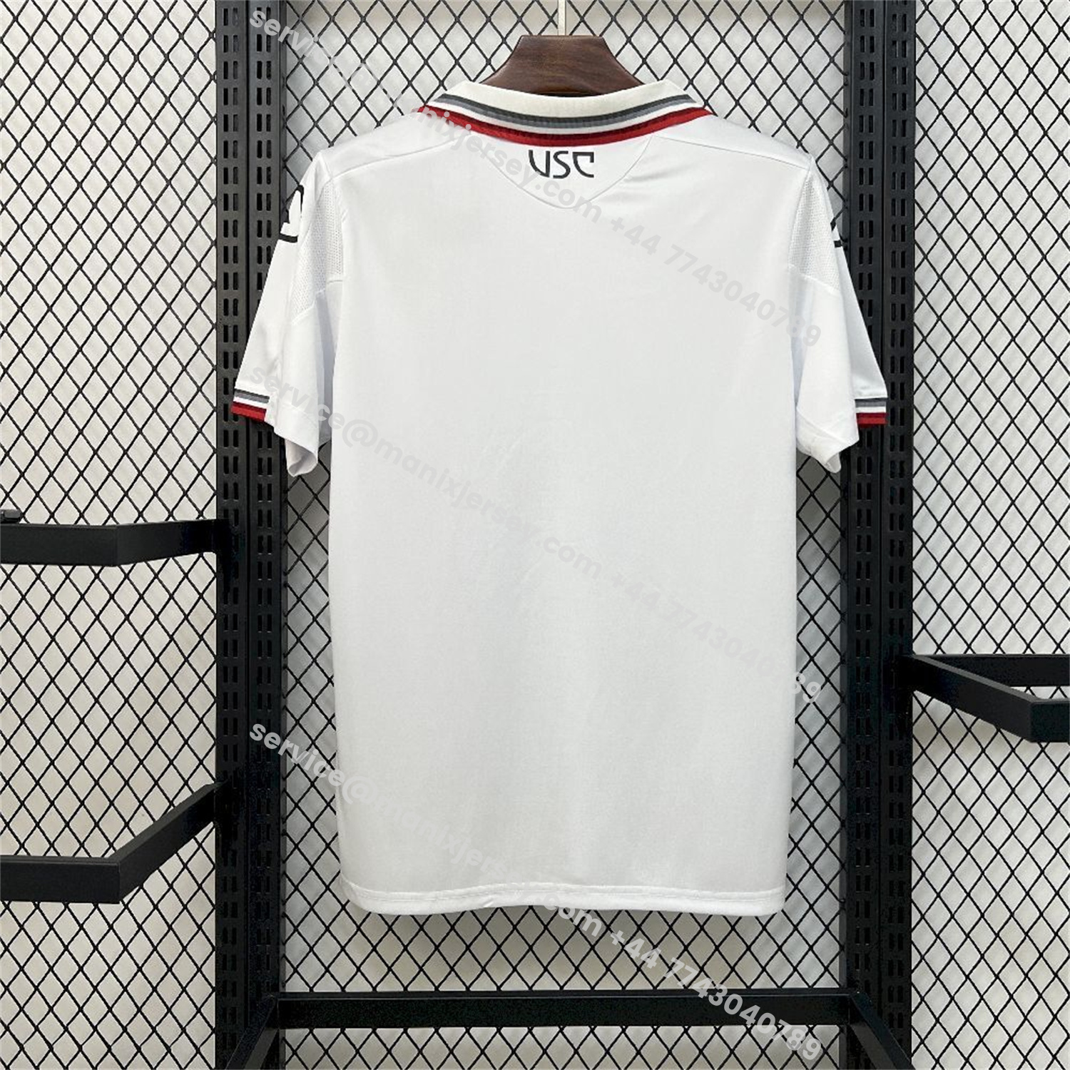 ManixJersey.com | Cremonese 25-26 Away White Jersey - Fans Version -Customize Name, Number and Patch | Worldwide Shipping