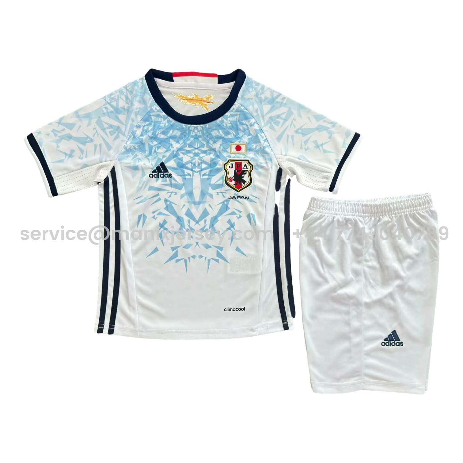 ManixJersey.com | Retro Japan 2016-17 Away Kids Kit -Customize Name, Number and Patch | Worldwide Shipping