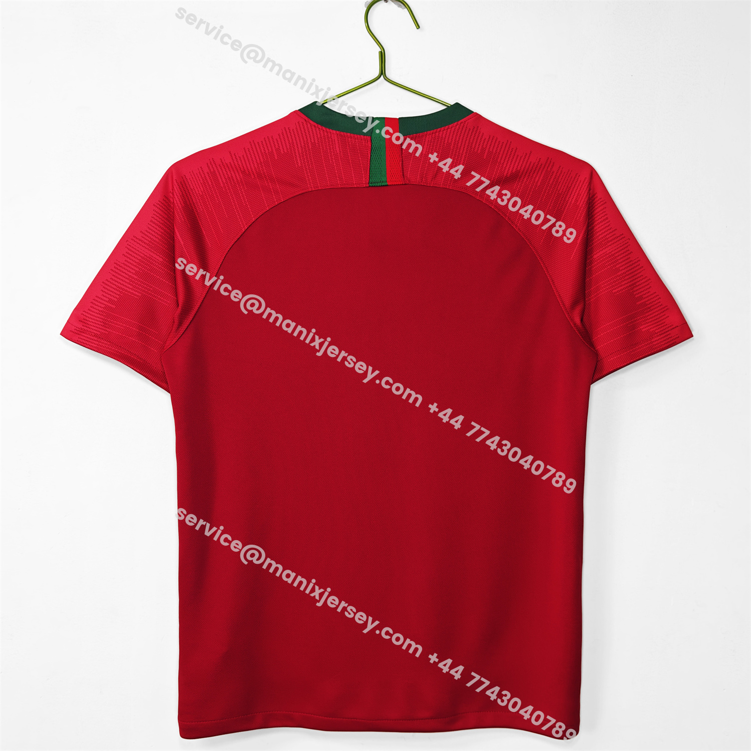 ManixJersey.com | Retro Portugal 2018 Home Jersey -Customize Name, Number and Patch | Worldwide Shipping