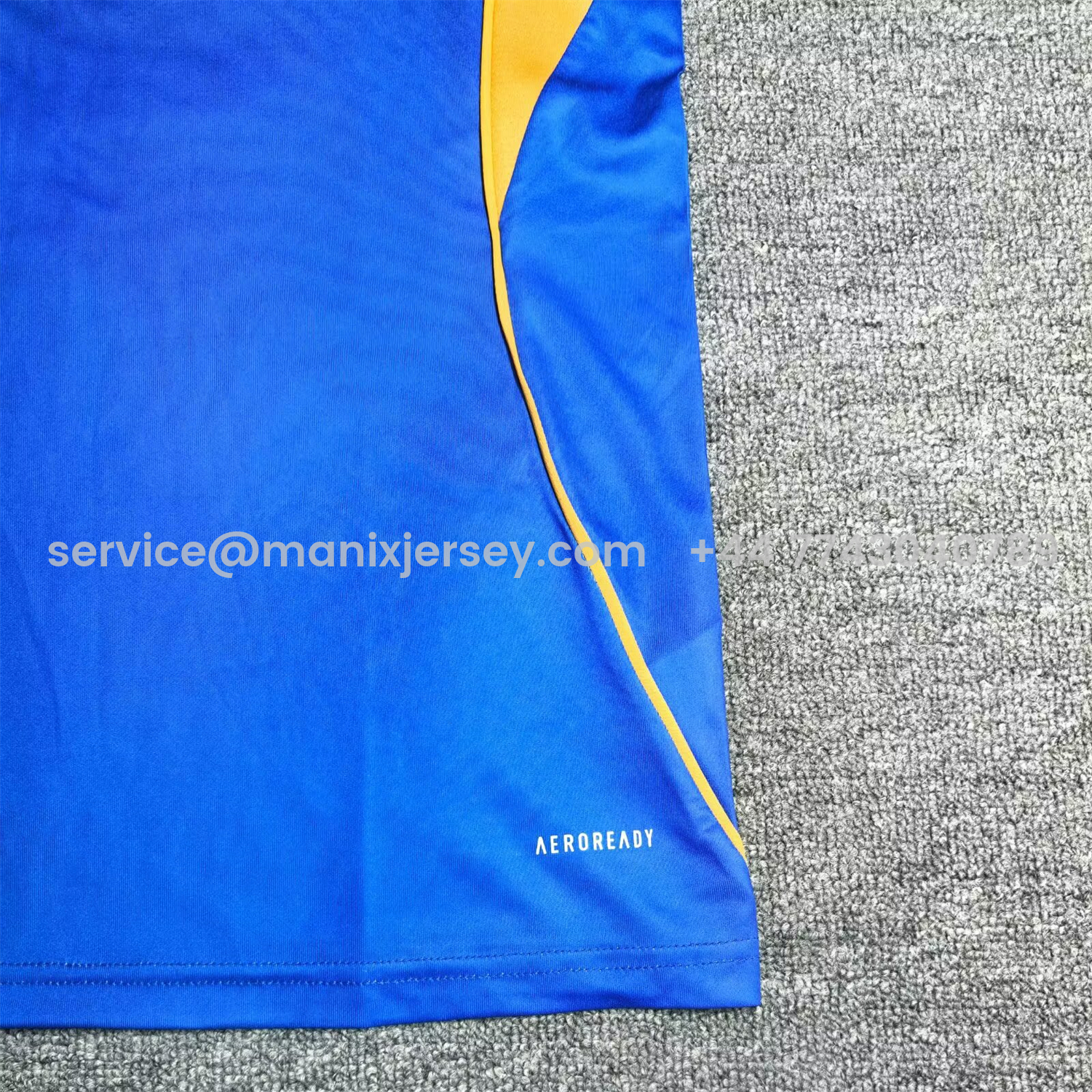 ManixJersey.com | Tigres UANL 25-26 Blue Pre-Match Training Jersey - Fans Version -Customize Name, Number and Patch | Worldwide Shipping