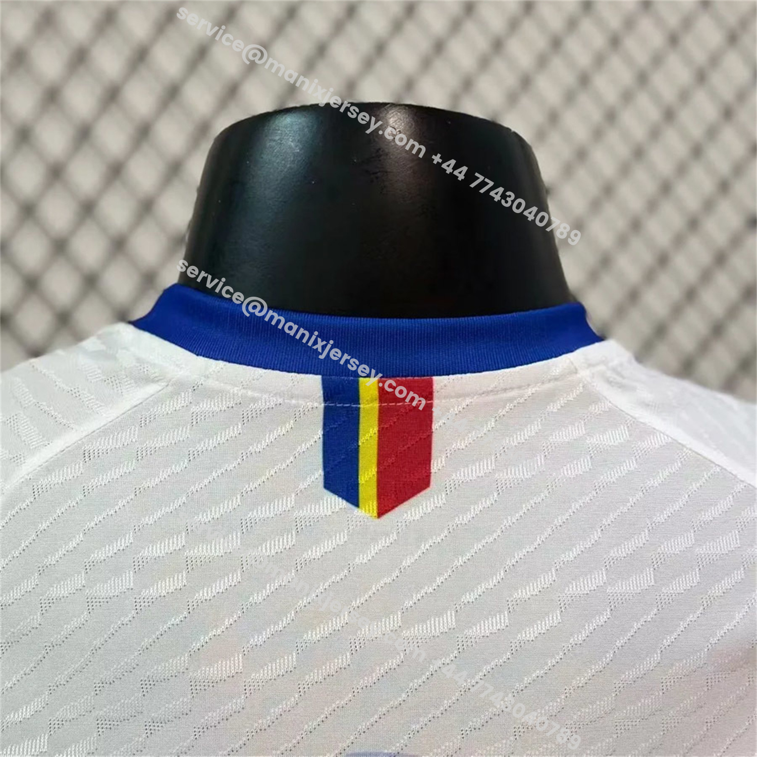 ManixJersey.com | Retro Congo 2023 Away White Jersey - Player Version -Customize Name, Number and Patch | Worldwide Shipping