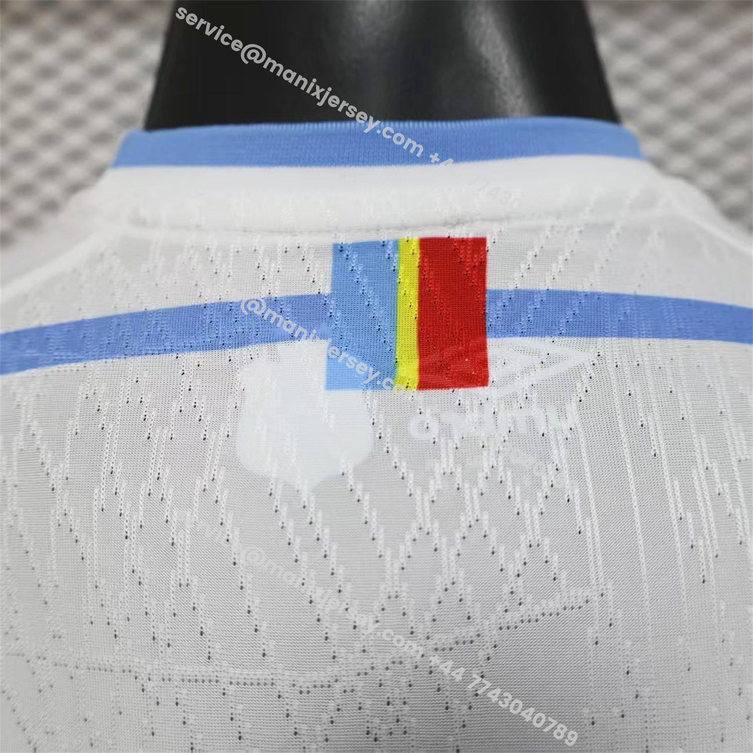 ManixJersey.com | Congo 2026 Away White Jersey - Player Version -Customize Name, Number and Patch | Worldwide Shipping