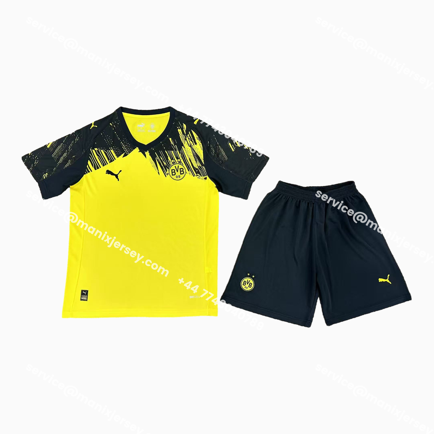 ManixJersey.com | Dortmund 2025 Home Unsponsored Men's Adult Jersey Set - Fans Version -Customize Name, Number and Patch | Worldwide Shipping