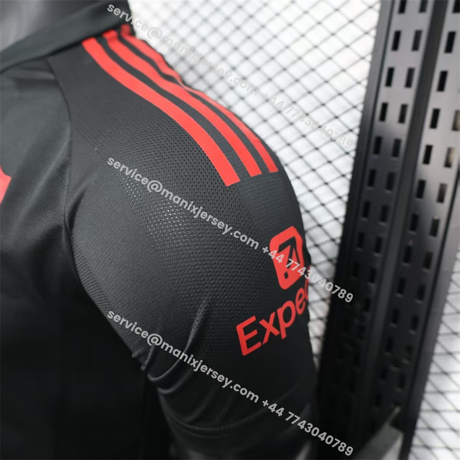 ManixJersey.com | Liver.pool 25-26 Black Special Whit Red Sponsor Jersey - Player Version -Customize Name, Number and Patch | Worldwide Shipping
