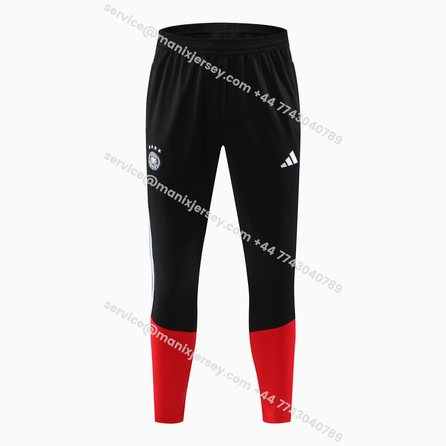 ManixJersey.com | Germany 2026 Long Sleeve Training Set - White Top & Pants -Customize Name, Number and Patch | Worldwide Shipping