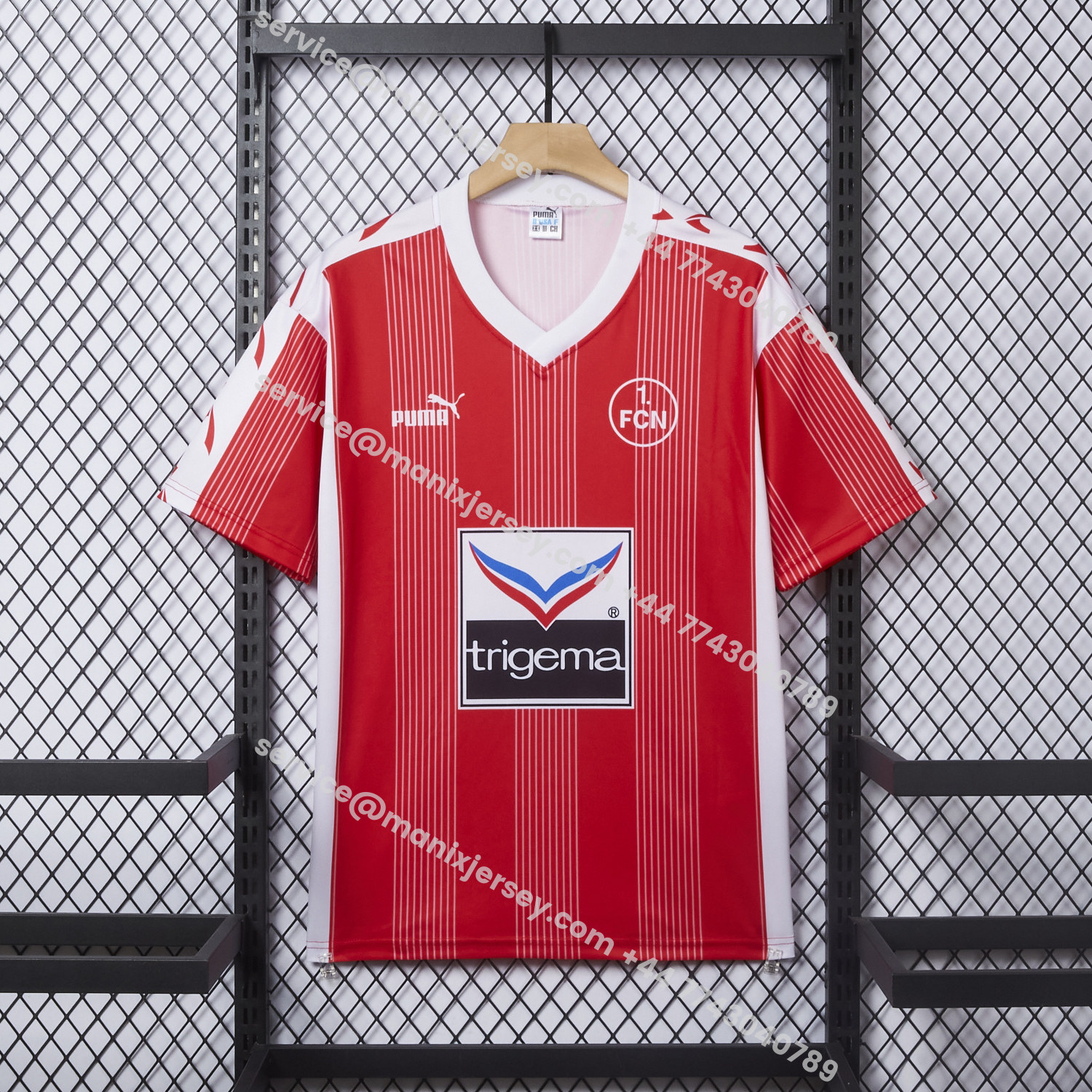 ManixJersey.com | Retro Nürnberg 1993-94 Home Jersey -Customize Name, Number and Patch | Worldwide Shipping