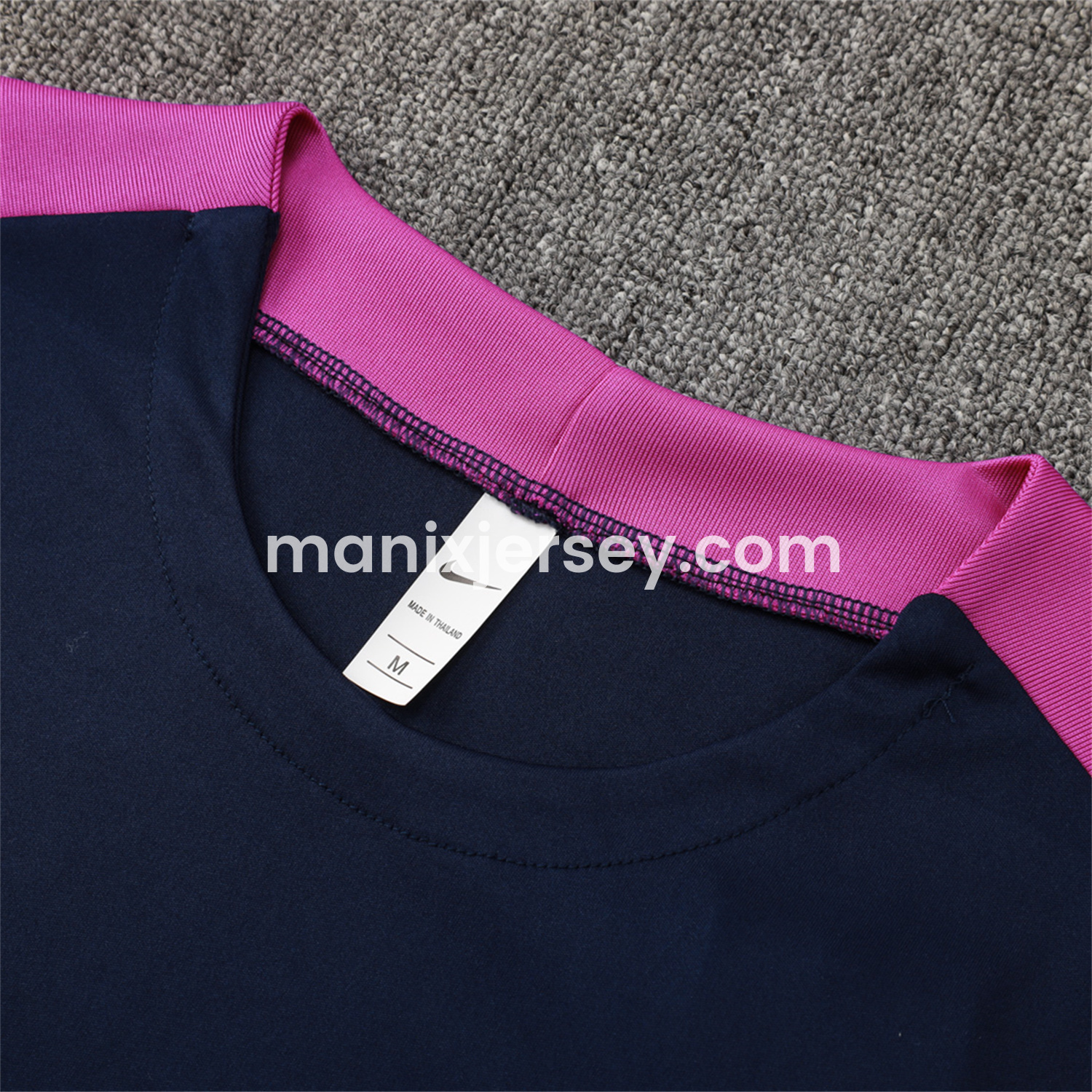 ManixJersey.com | Barcelona 25-26 Vest Training Set - Deep Blue Black Vest and Shorts -Customize Name, Number and Patch | Worldwide Shipping