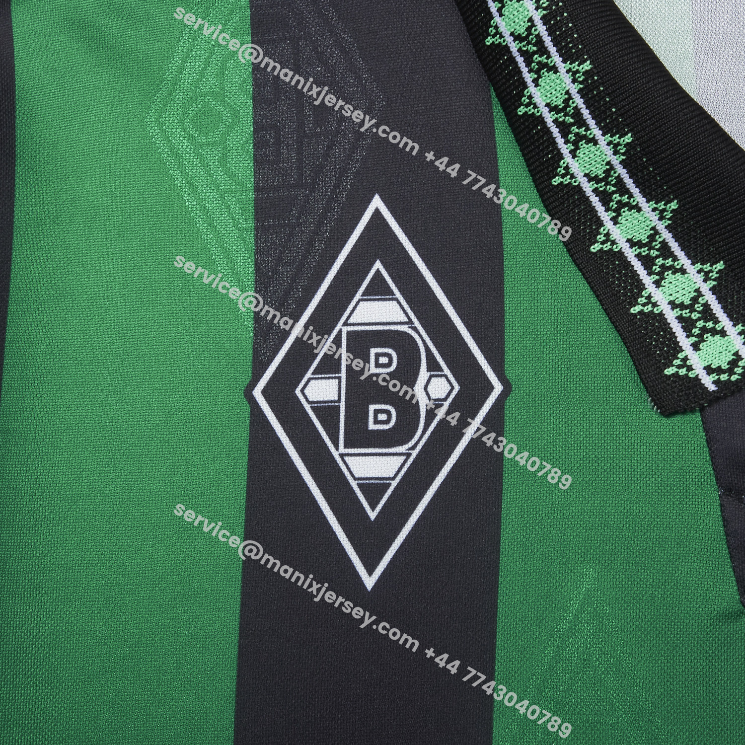 ManixJersey.com | Retro Borussia Mönchengladbach 1995-96 Away Jersey -Customize Name, Number and Patch | Worldwide Shipping