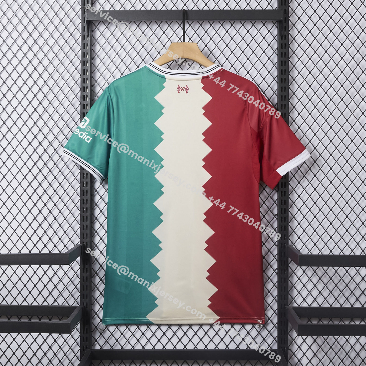 ManixJersey.com | Liver.pool 25-26 Tricolor Shirt - Fans Version -Customize Name, Number and Patch | Worldwide Shipping