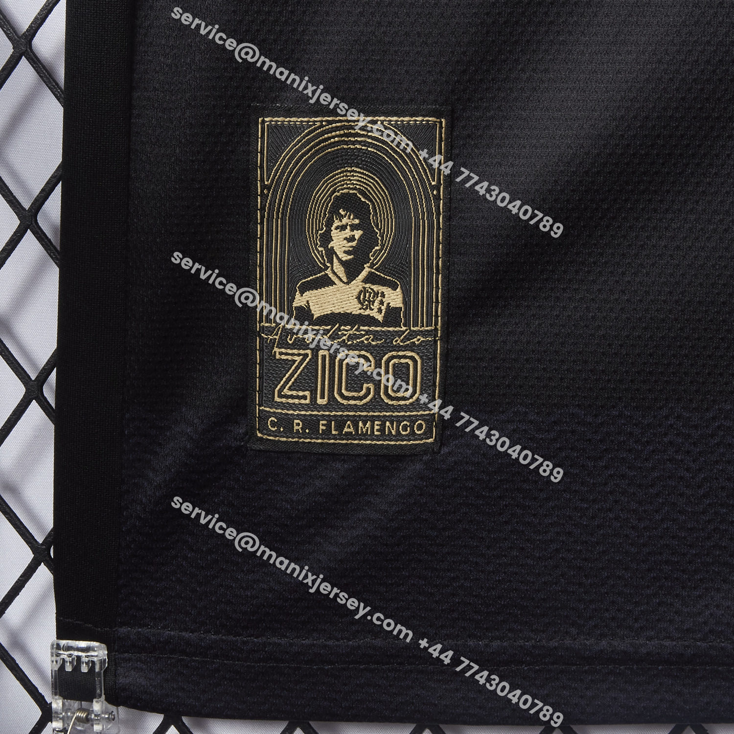 ManixJersey.com | Flamengo 25-26 ZICO Commemorative Black Jersey - Fans Version -Customize Name, Number and Patch | Worldwide Shipping