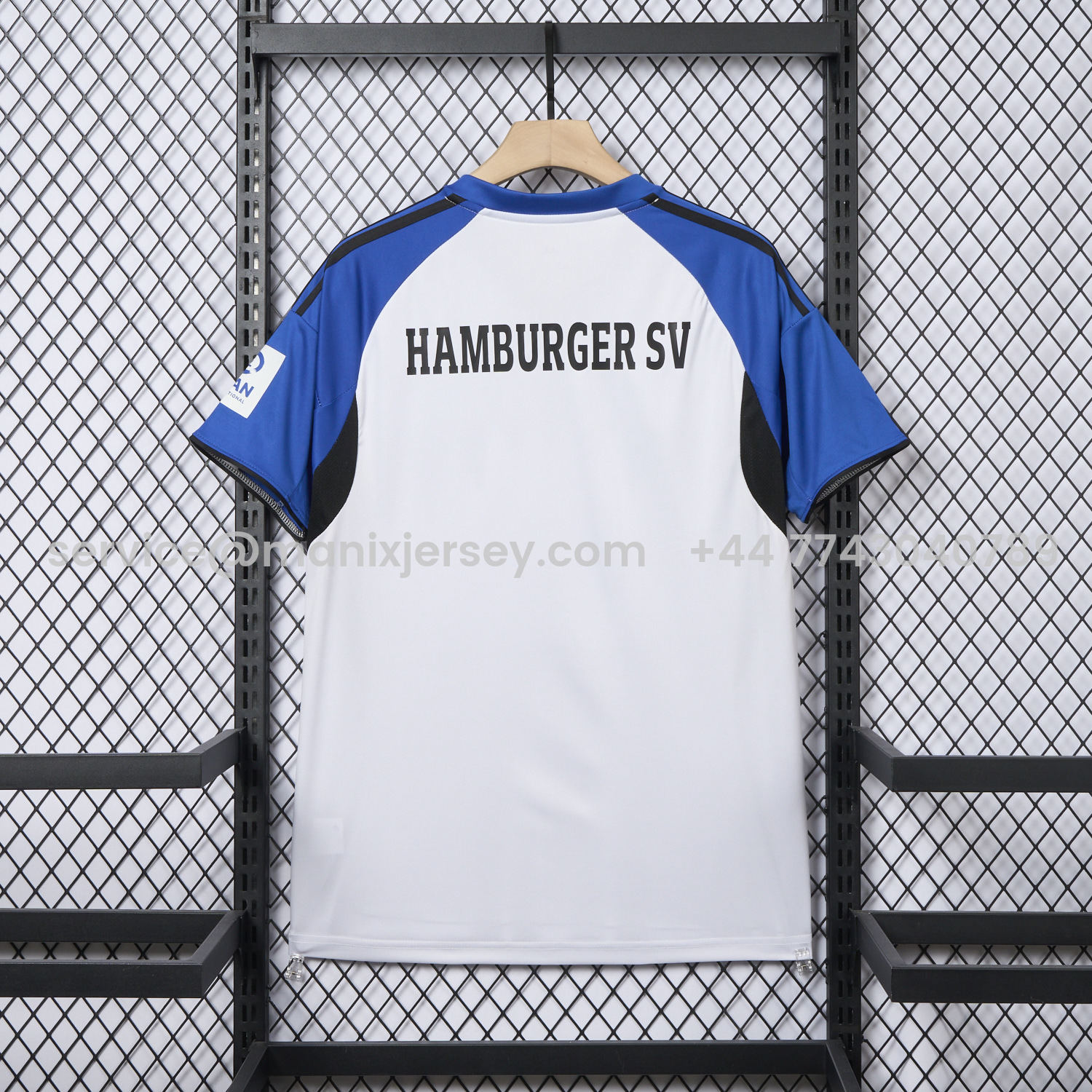 ManixJersey.com | 【Embroidered Team Badge】Hamburger SV 25-26 Home Jersey - Fans Version -Customize Name, Number and Patch | Worldwide Shipping