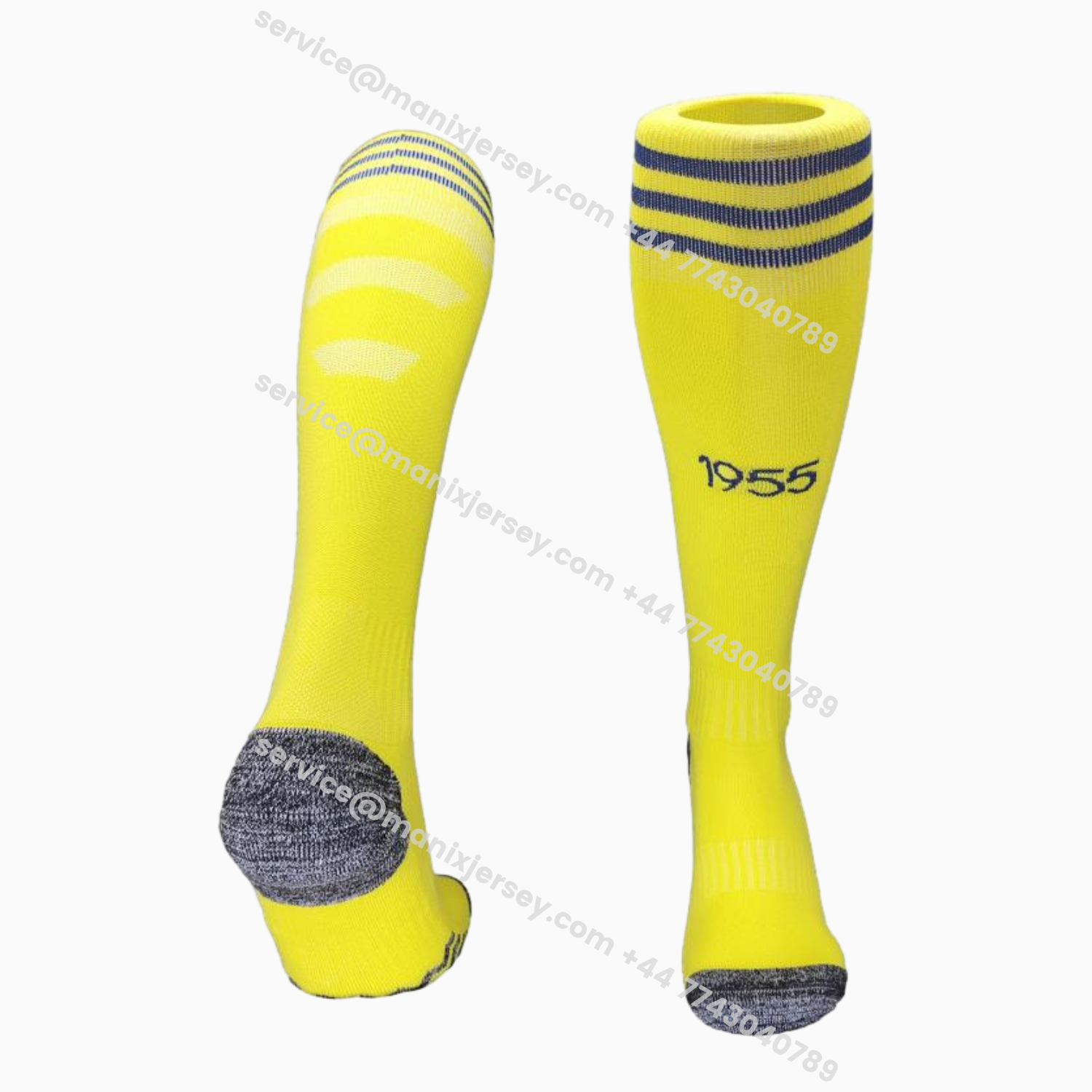 ManixJersey.com | Al Nassr Riyadh Victory 25-26 Home Socks - Yellow -Customize Name, Number and Patch | Worldwide Shipping