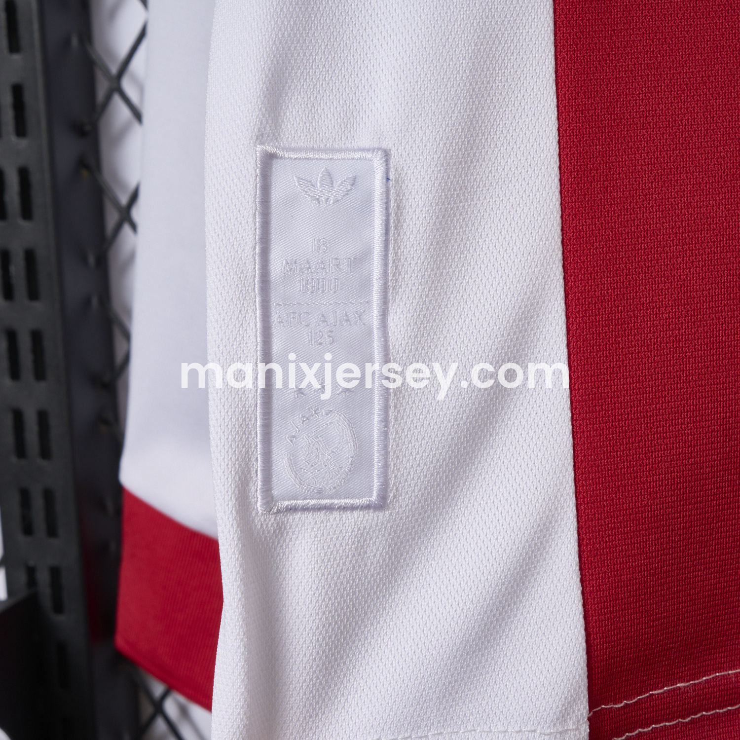ManixJersey.com | Ajax 2025 125-Year Anniversary Long Sleeve Kids Kit -Customize Name, Number and Patch | Worldwide Shipping