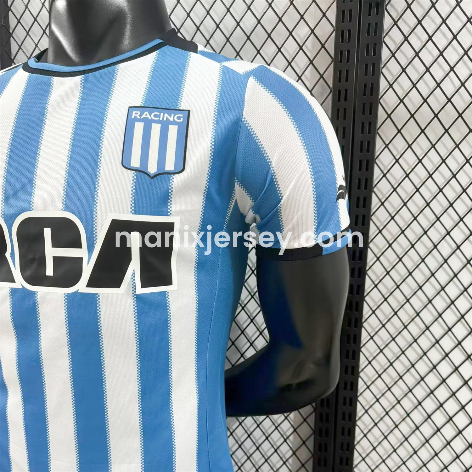 ManixJersey.com | Racing Club de Avellaneda 24-25 Home Jersey - Player Version -Customize Name, Number and Patch | Worldwide Shipping