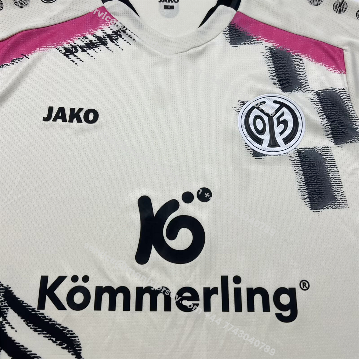 ManixJersey.com | Mainz 25-26 Third White Jersey - Fans Version -Customize Name, Number and Patch | Worldwide Shipping