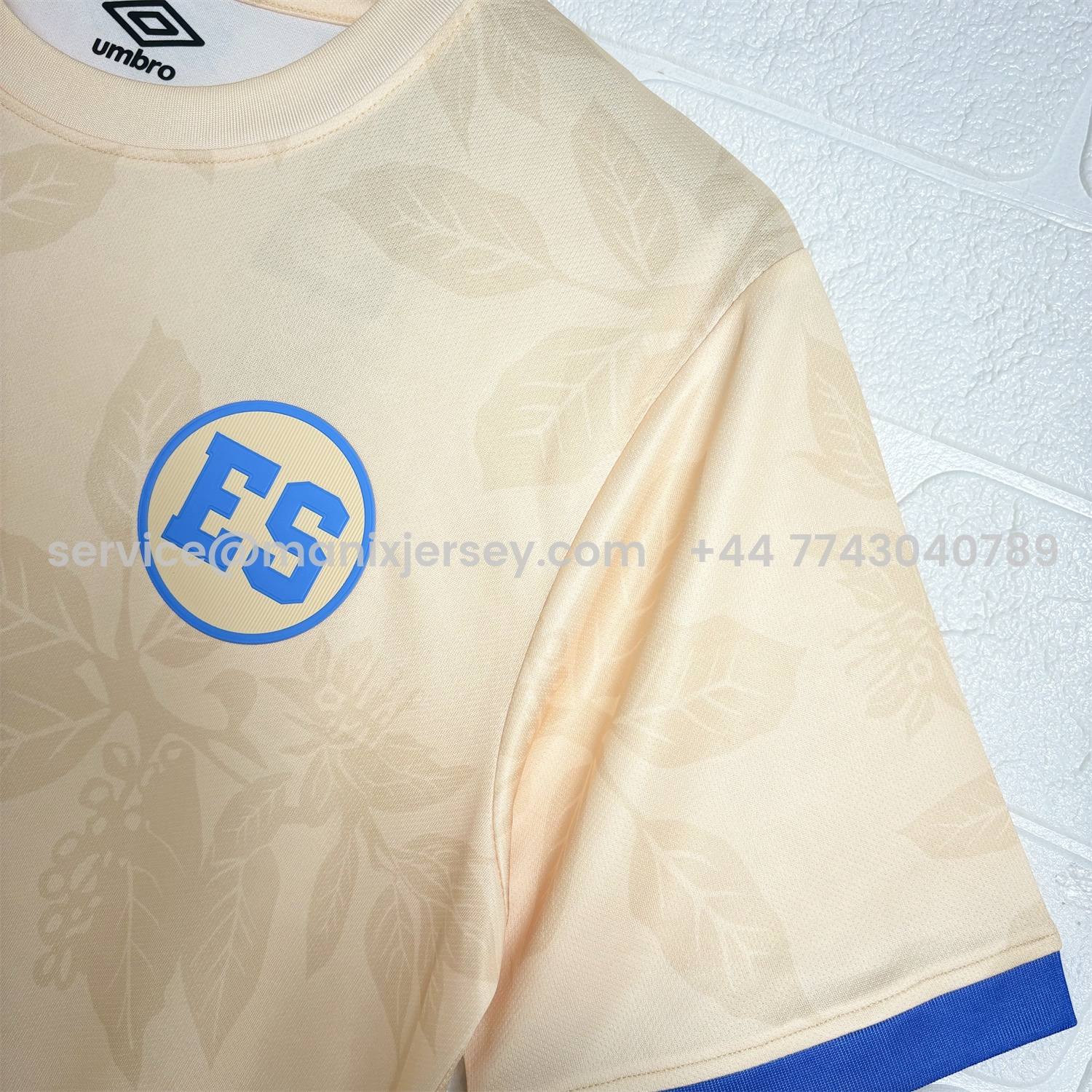 ManixJersey.com | El Salvador 2025-26 Yellow Pre-Match Jersey - Fans Version -Customize Name, Number and Patch | Worldwide Shipping