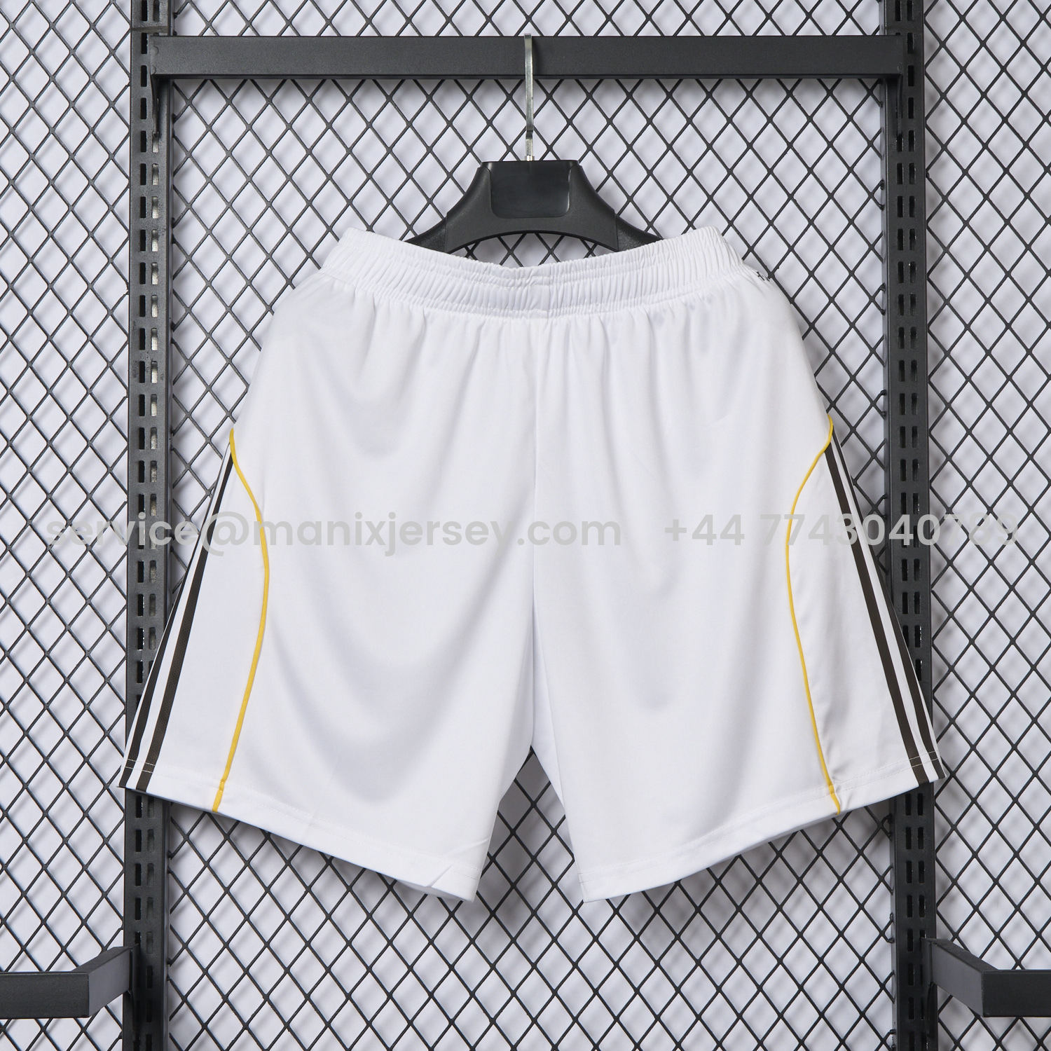 ManixJersey.com | Real Madrid 25-26 Home White Shorts - Player Version -Customize Name, Number and Patch | Worldwide Shipping