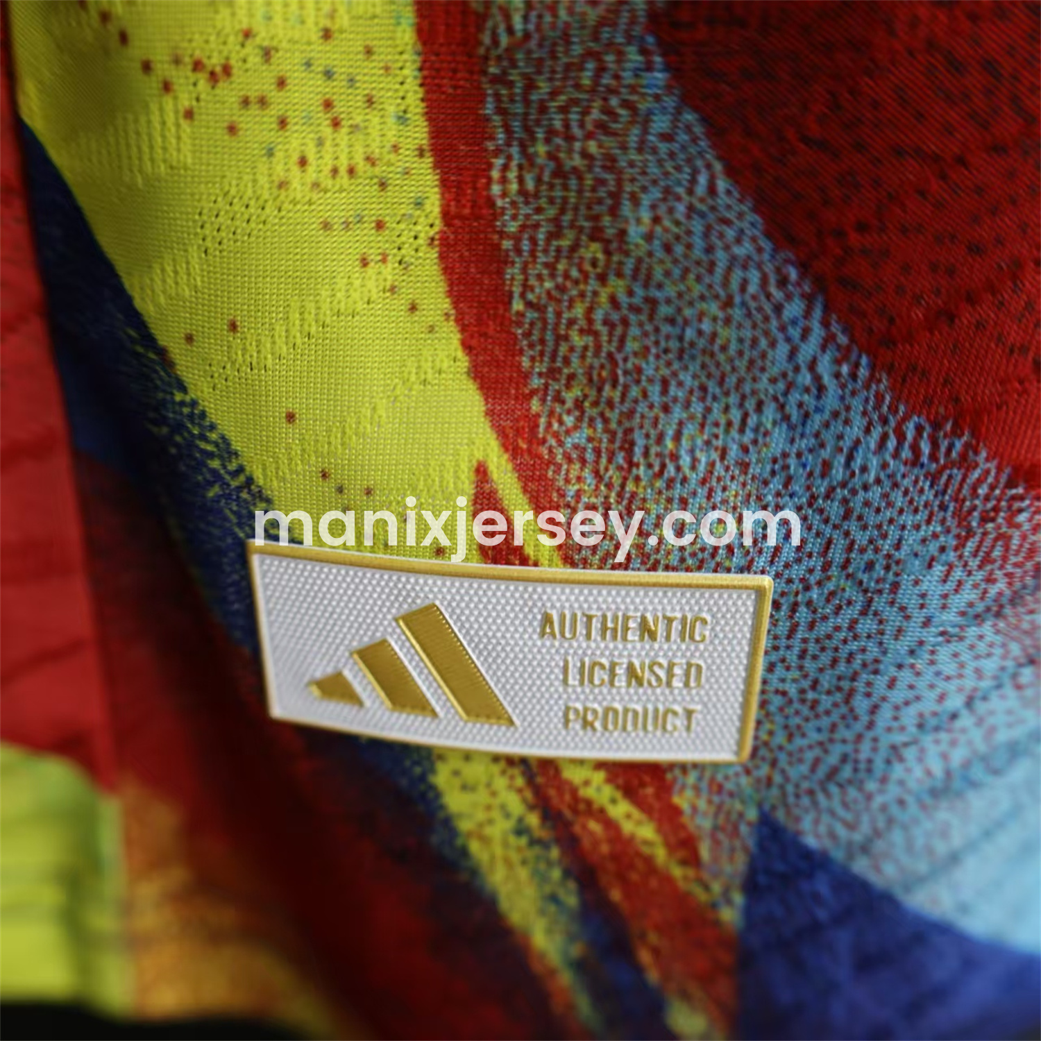 ManixJersey.com | Arsenal 25-26 Colorful Flame Graffiti Pre-match Training Jersey - Player Version -Customize Name, Number and Patch | Worldwide Shipping