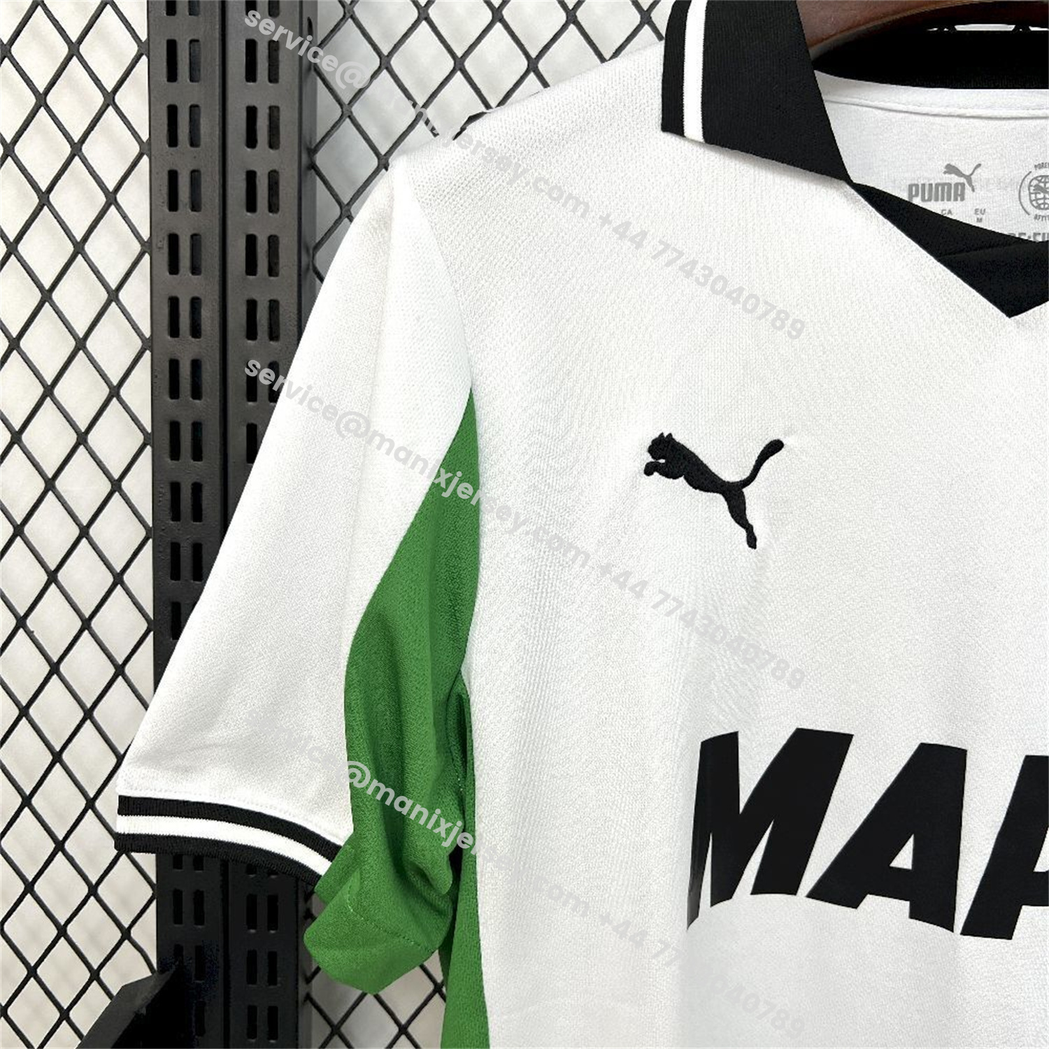 ManixJersey.com | Sassuolo 25-26 Away Jersey - Fans Version -Customize Name, Number and Patch | Worldwide Shipping