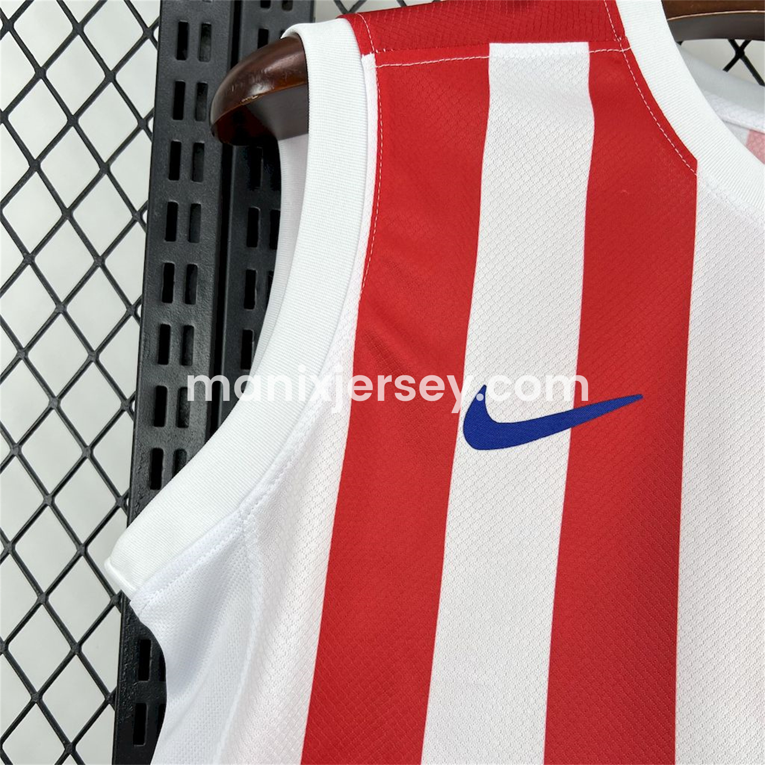 ManixJersey.com | Atletico Madrid 25-26 Home Unsponsored Training Vest - Fans Version -Customize Name, Number and Patch | Worldwide Shipping