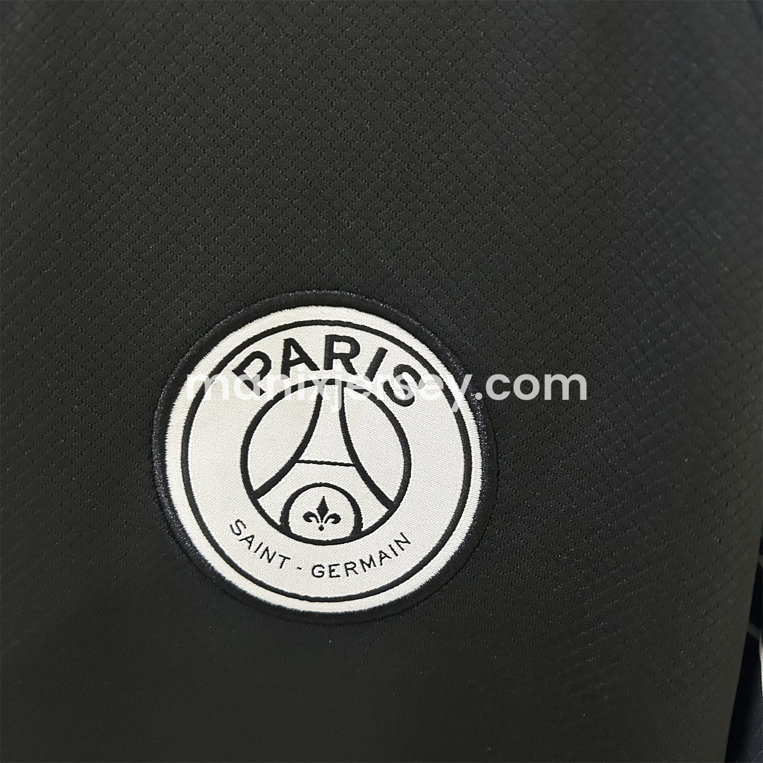 ManixJersey.com | Paris Saint-Germain PSG 24-25 Fourth Black Jersey - Fans Version -Customize Name, Number and Patch | Worldwide Shipping