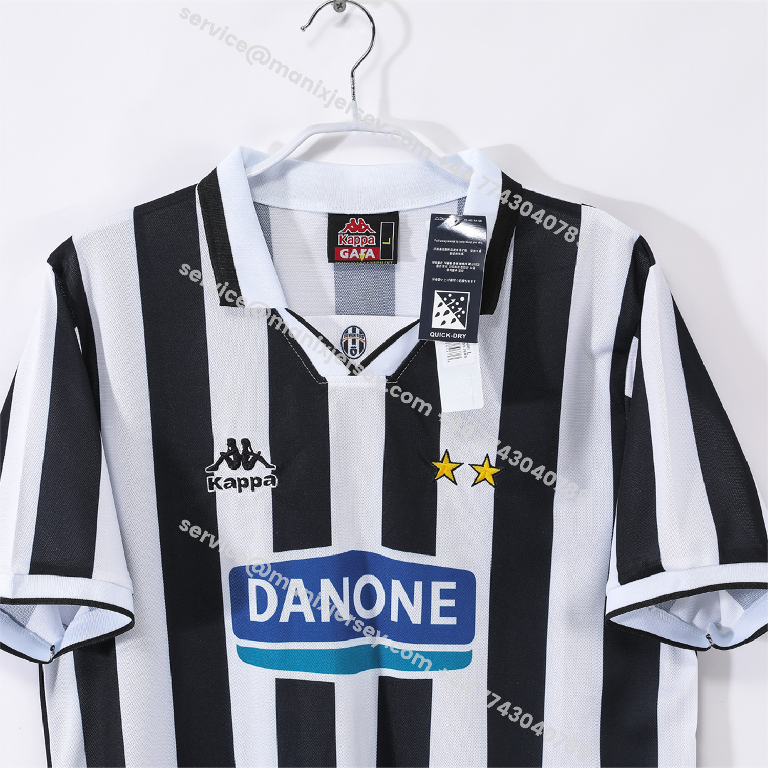 ManixJersey.com | Retro Juventus 1994-95 Home Jersey -Customize Name, Number and Patch | Worldwide Shipping