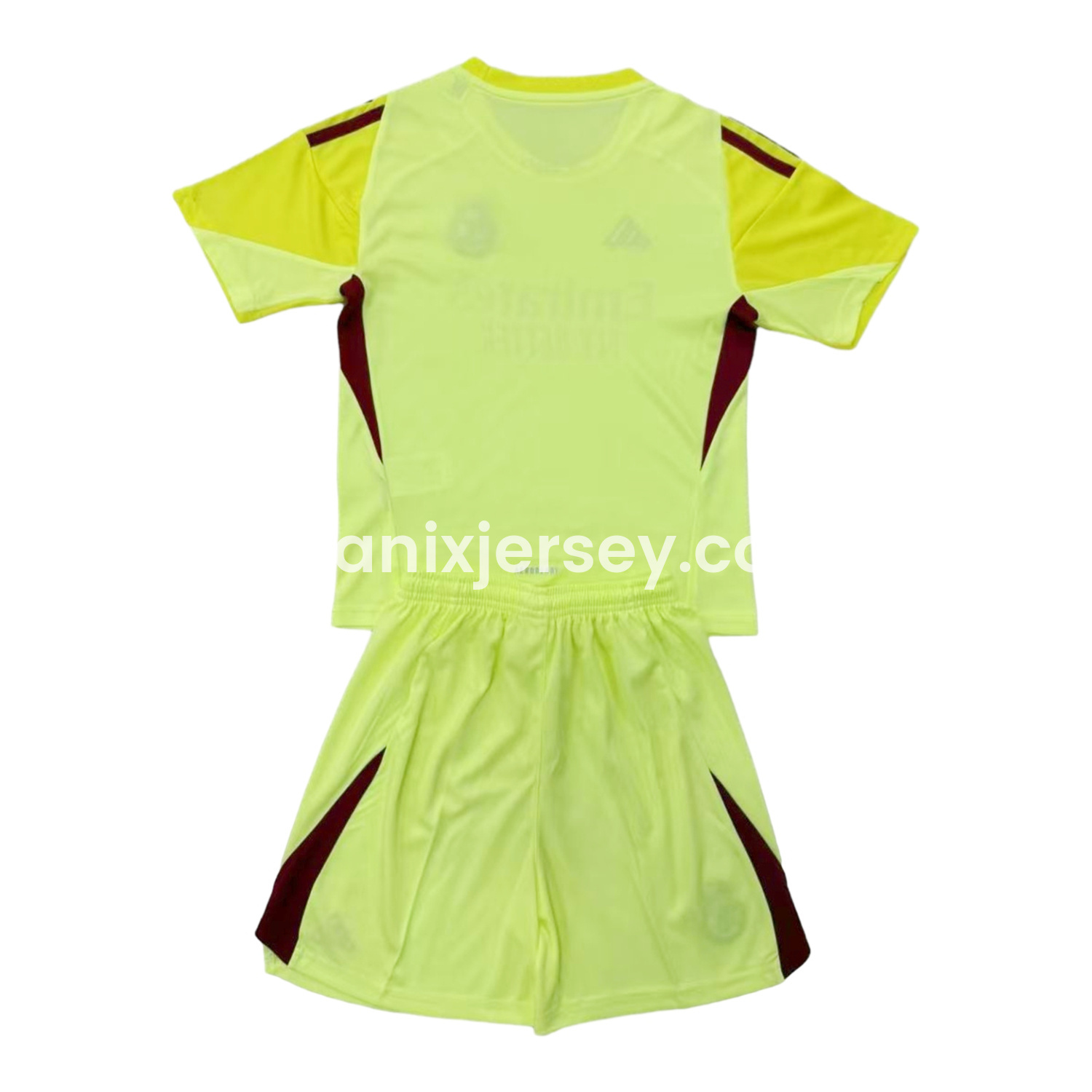 ManixJersey.com | Real Madrid 25-26 Light Yellow Goalkeeper Men's Adult Jersey Set - Fans Version -Customize Name, Number and Patch | Worldwide Shipping