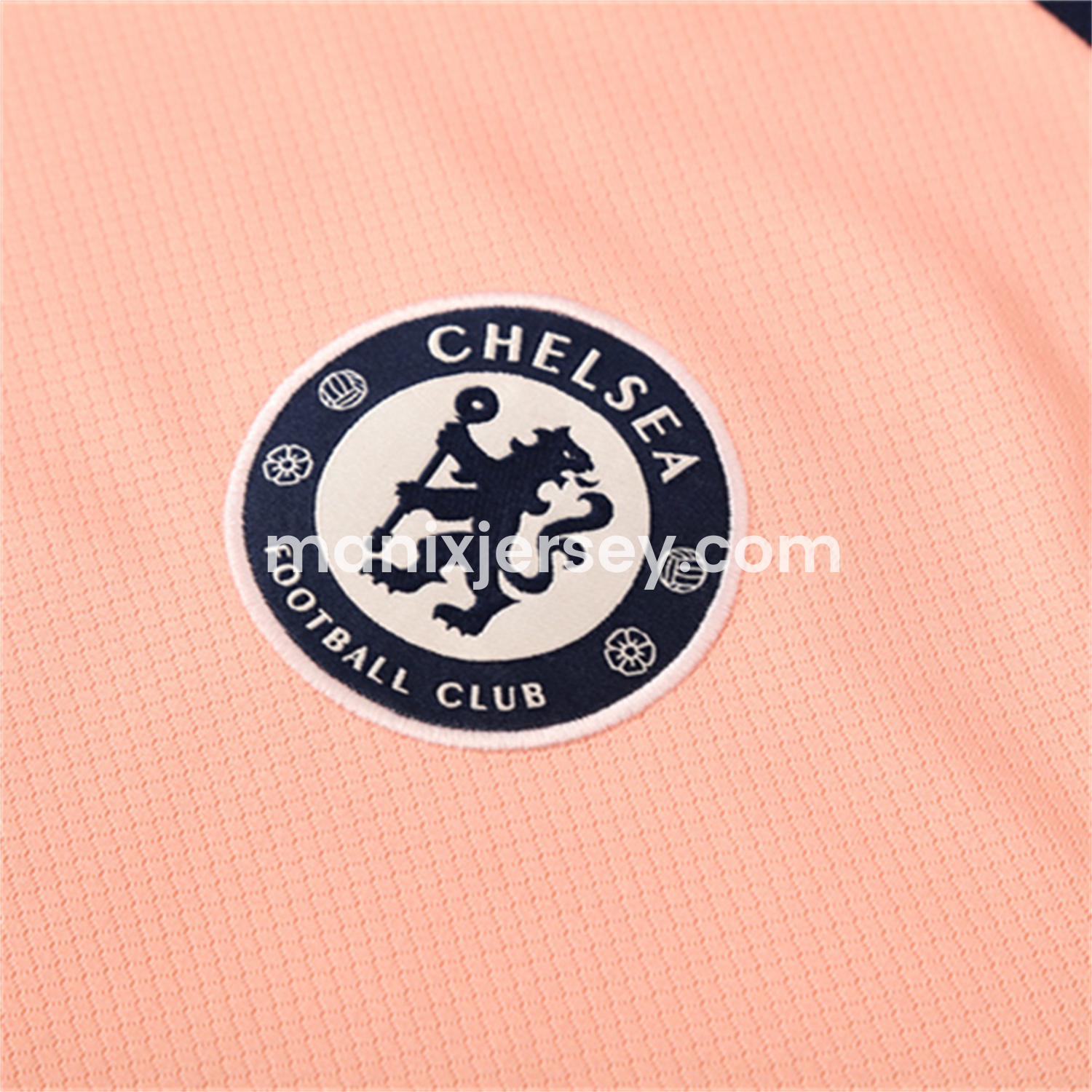 ManixJersey.com | C.H.E.L.S.E.A 25-26 Kids Short-Sleeve Training Set - Pink top & Blue Shorts -Customize Name, Number and Patch | Worldwide Shipping