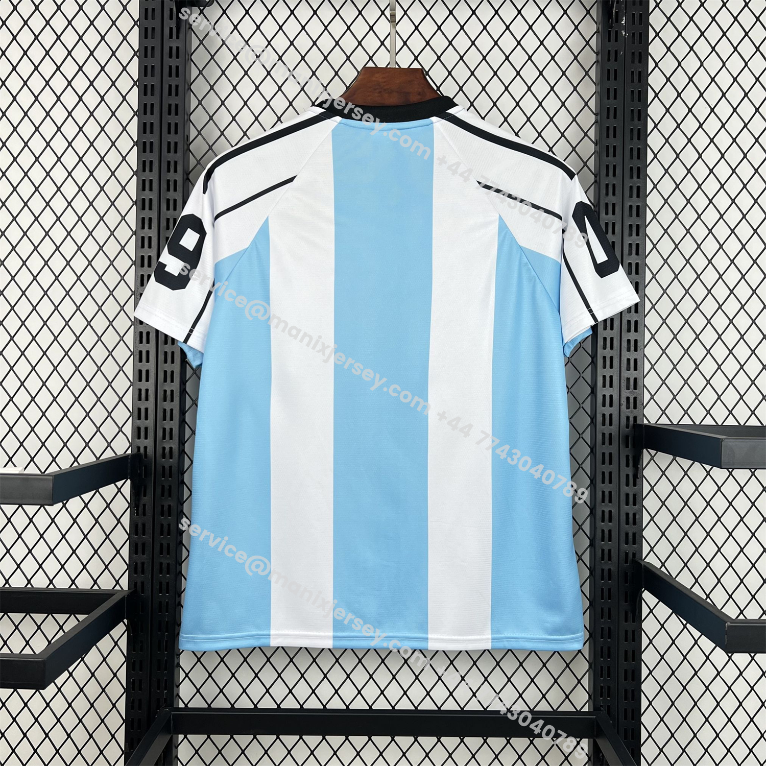 Unisex Light Blue Striped 2026 World Cup Style V-Neck Soccer Jersey - Fans Version:football jersey mysite: unitedjerseyfootball 邓江浪:football