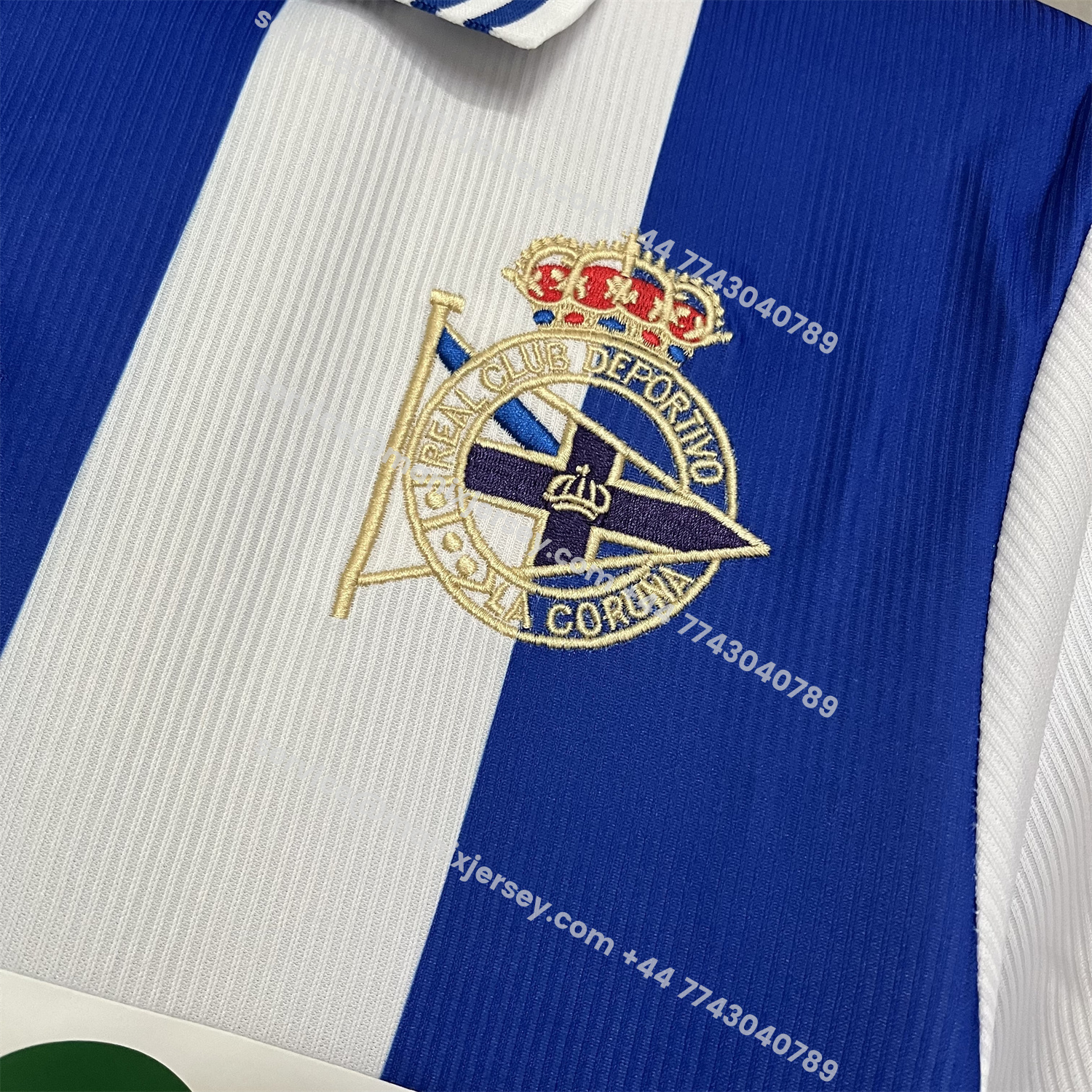 ManixJersey.com | Retro Deportivo de La Coruña 1999-00 Home Jersey -Customize Name, Number and Patch | Worldwide Shipping