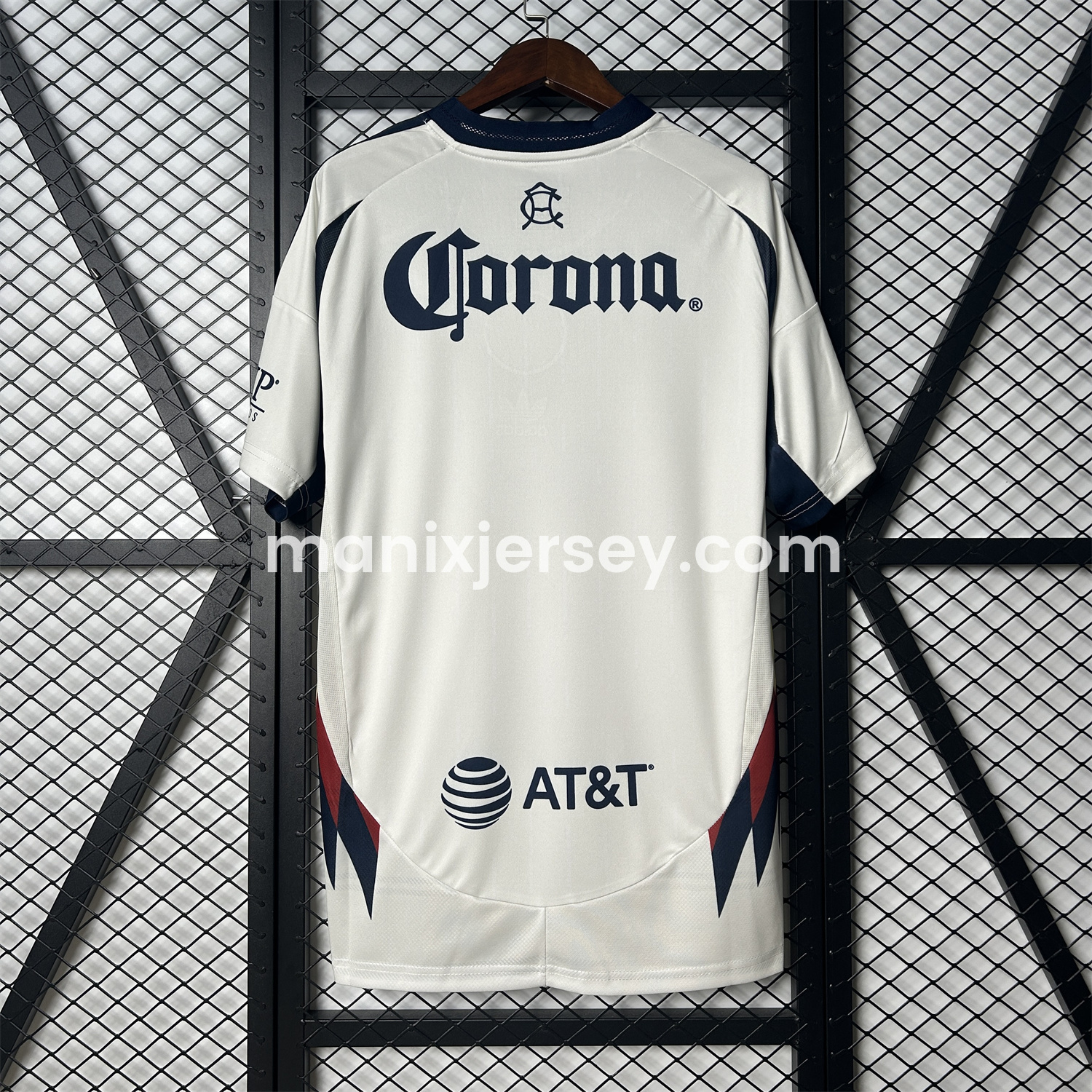 ManixJersey.com | Club América 25-26 White Throwback Trefoil Special Edition Jersey - Fans Version -Customize Name, Number and Patch | Worldwide Shipping