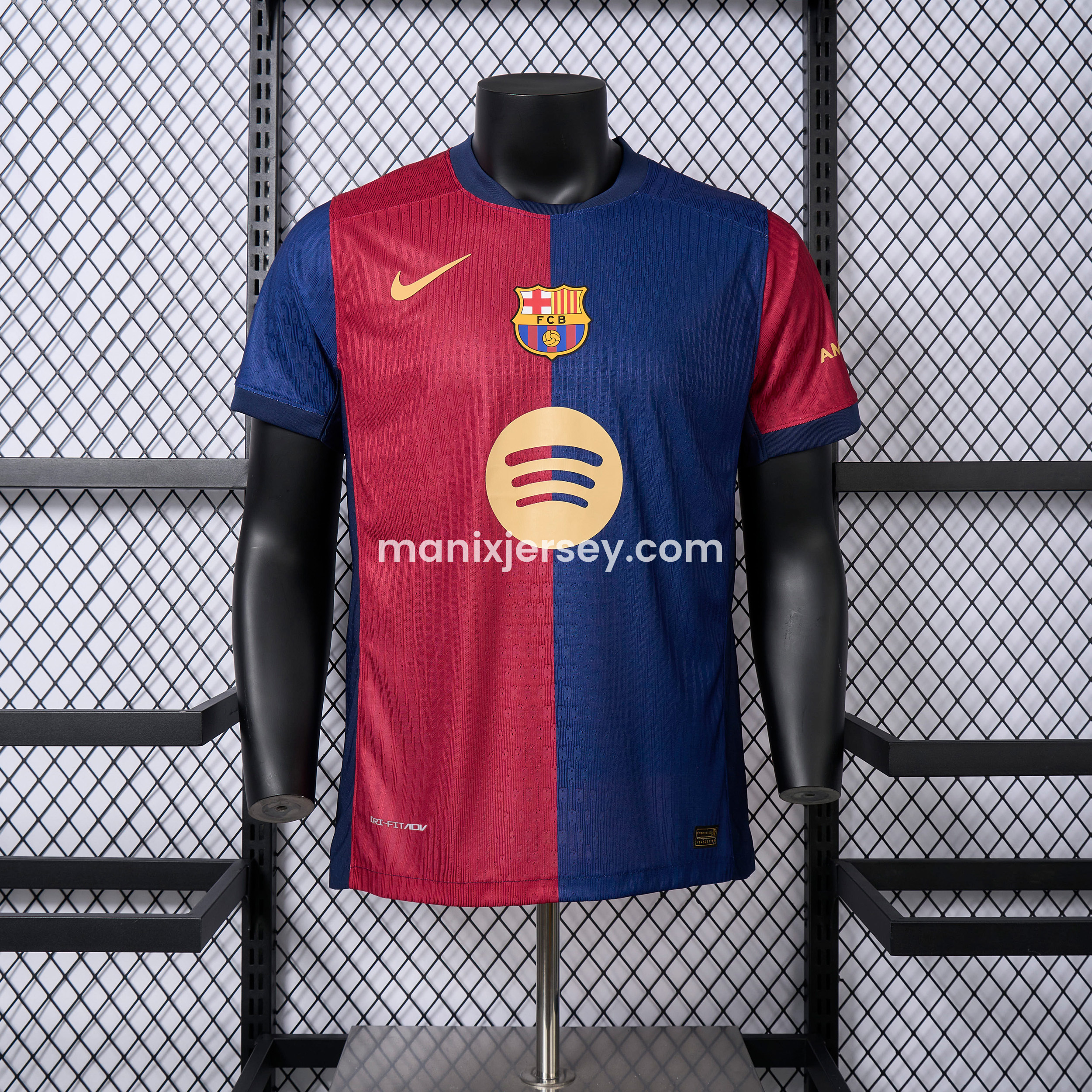 ManixJersey.com | 【Copa del Rey Patch Set】Barcelona 24-25 Home Jersey - Player Version -Customize Name, Number and Patch | Worldwide Shipping