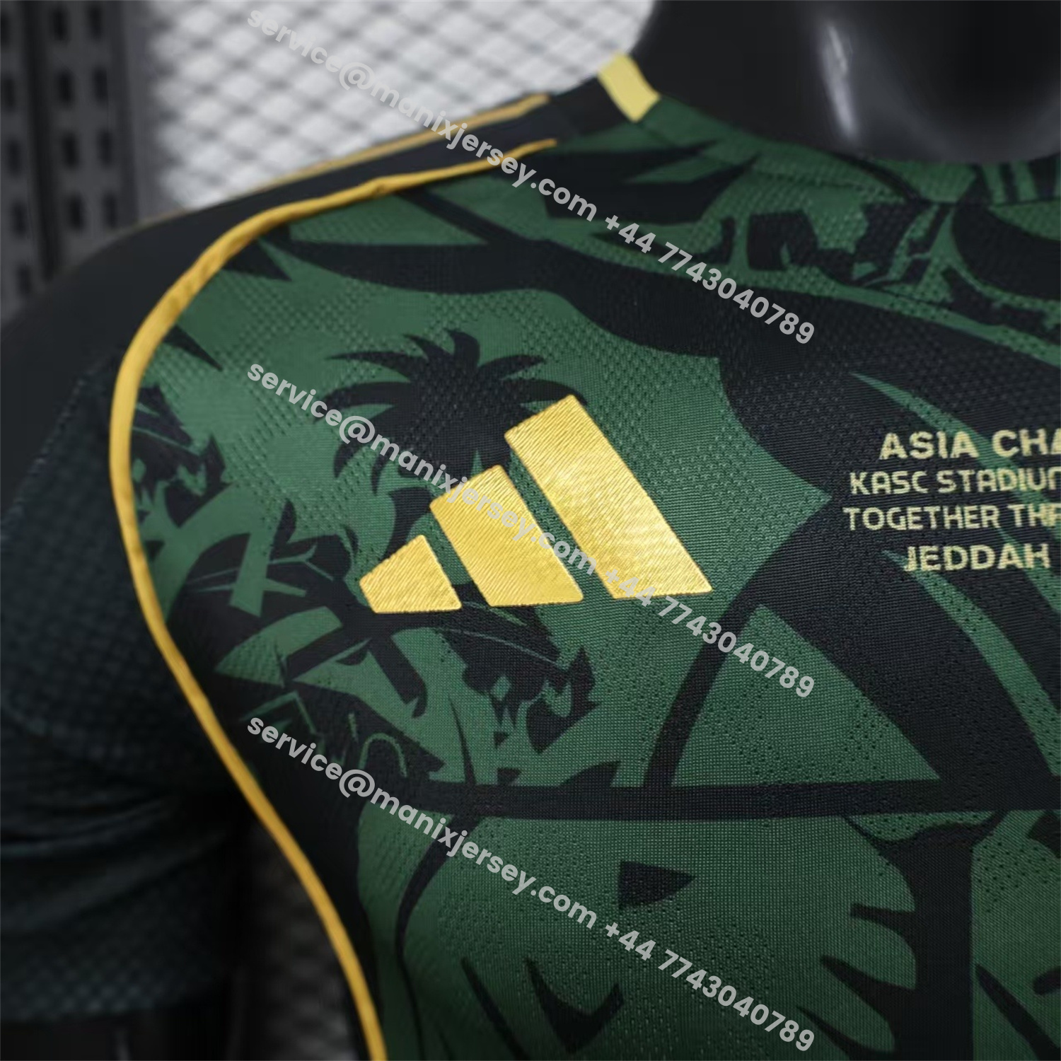 ManixJersey.com | Al-Ahli SFC Jeddah Nationals 25-26 Champion Green Special Jersey - Player Version -Customize Name, Number and Patch | Worldwide Shipping